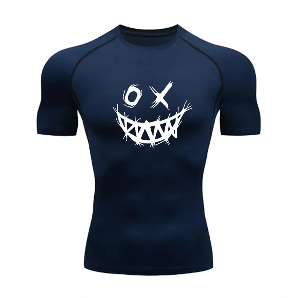 Neue Sommerkollektion 2026: Smile Sportswear – Schnelltrocknender Kompressions-Body, sportliches, schnell trocknendes Trainingsoberteil mit V-Ausschnitt Image