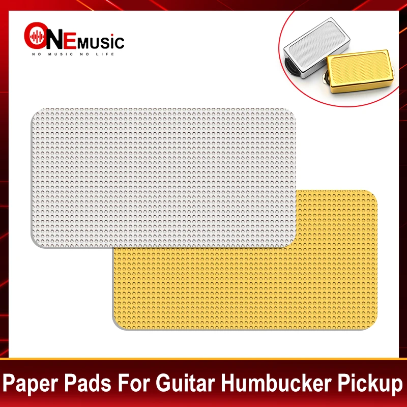 20 Stück Papierblöcke für Gitarren-Humbucker-Tonabnehmer oder Single-Coil-Tonabnehmer Image