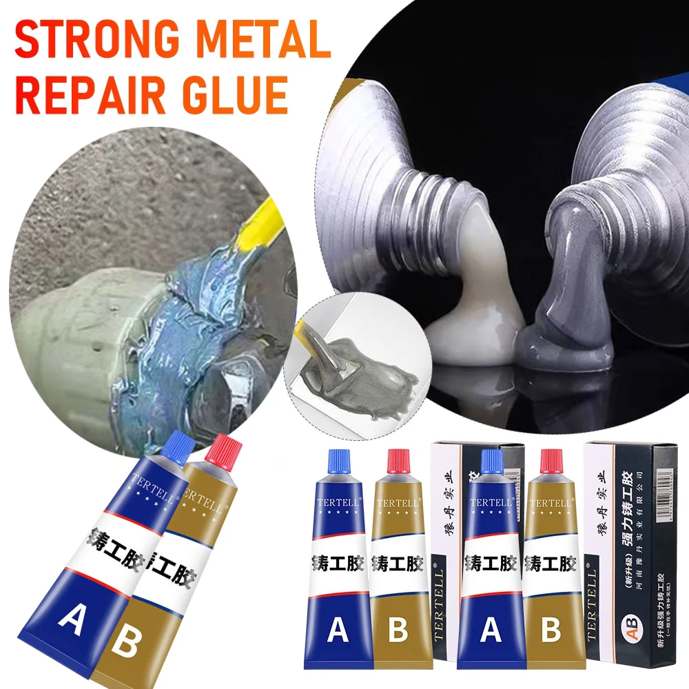 Hochfester magischer Metallreparaturkleber zum Schweißen von AB-Kleber, hochtemperaturbeständig, starke Bindung, langlebiger Klebstoff für Metall und Kunststoff Image