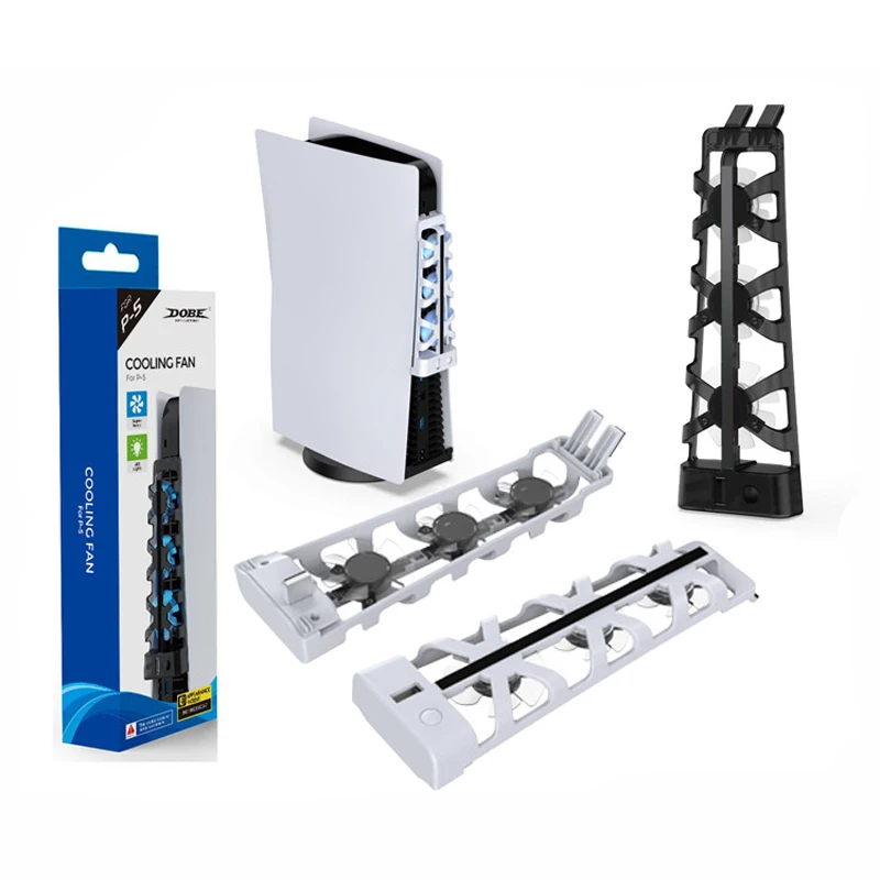 Lüfter Kühlung Für Sony Playstation Play Station PS5 PS5 Disc Digitale Konsole Kühler Gaming Zubehör Spiel Ventilator USB Tisch Image