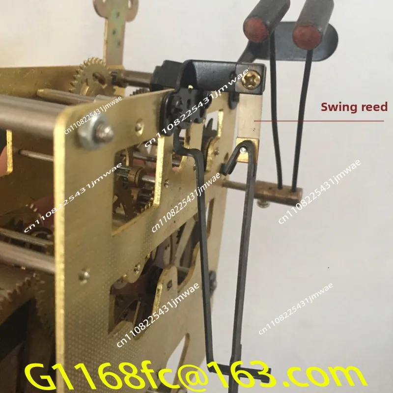 Mechanische Uhr Schaukelfeder, alte Uhr Schaukelblatt, Nordstern-Wanduhr, Basisuhr, Metallzubehör, antike Uhrenteile