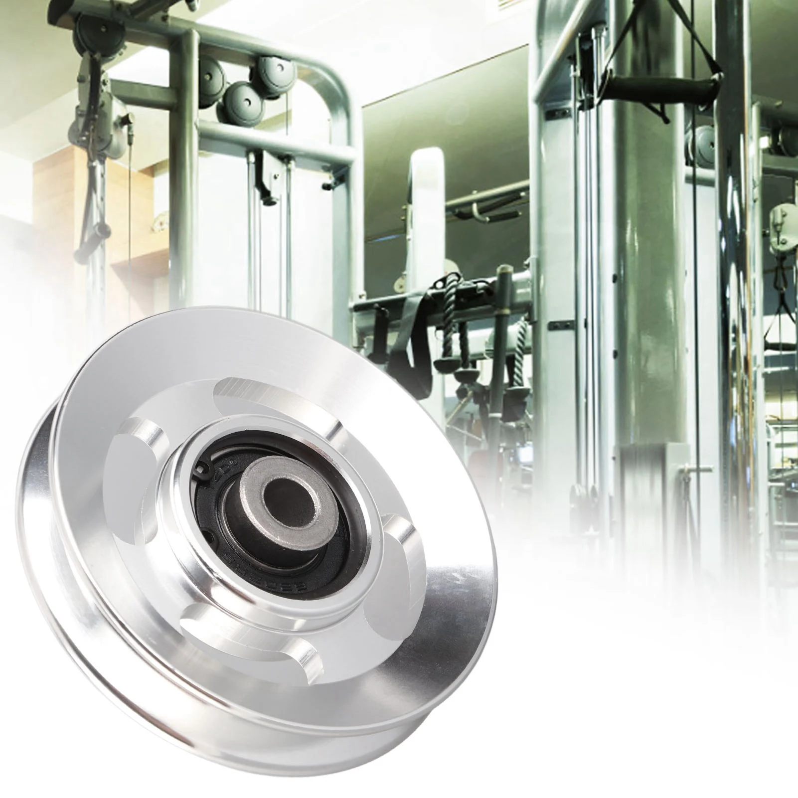 Aluminiumlegierung Fitness Pulley Home Gym Aufsätze Teil Übung Krafttraining Zubehör Gym Zubehör Fitness Pulley
