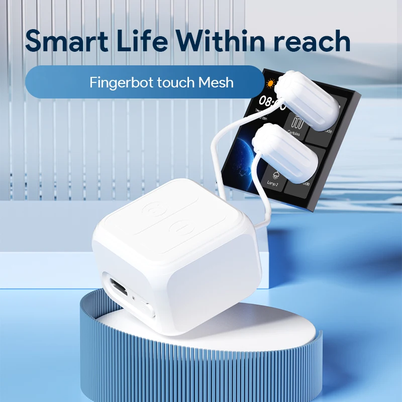 Tuya New Finger Robot Touchscreen Version Touch Button Switch Smart Life App für Fernbedienung und Automatisierung von Smart Homes Image
