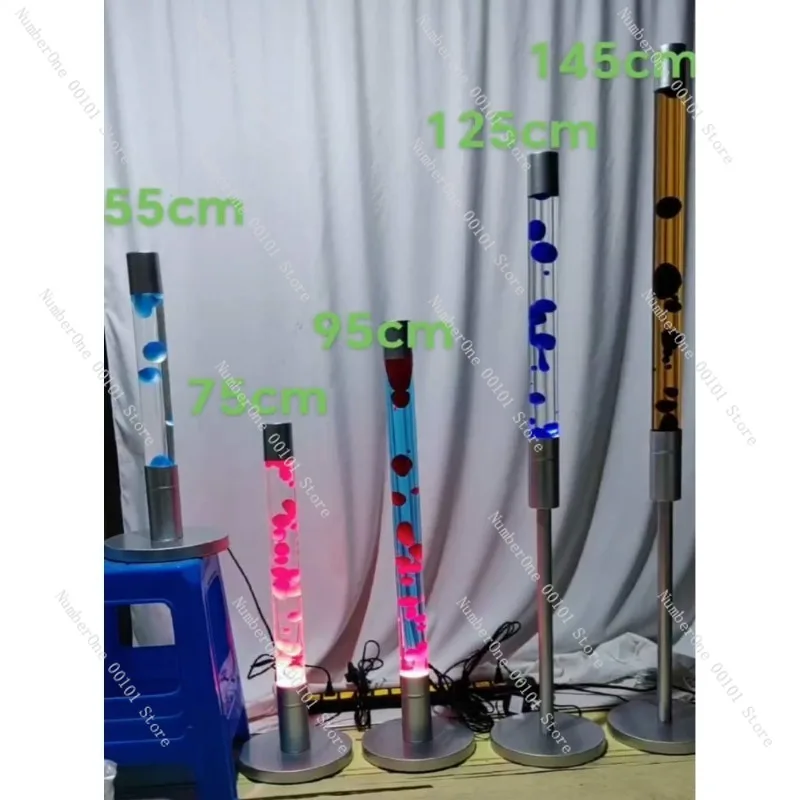 Lava-Stehlampe, Quallen-Design, 125 cm hoch, exquisite Stimmung, Beleuchtung, Dekor Image