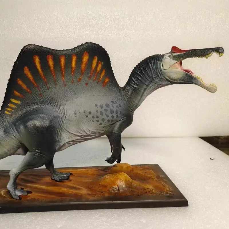 Jacob's Spinosaurus-Dinosaurier-Modell, detailliert, handbemalt, realistisch, Jurassic World-Actionfigur, Sammlerstück, Spielzeug für Kinder und Erwachsene Image