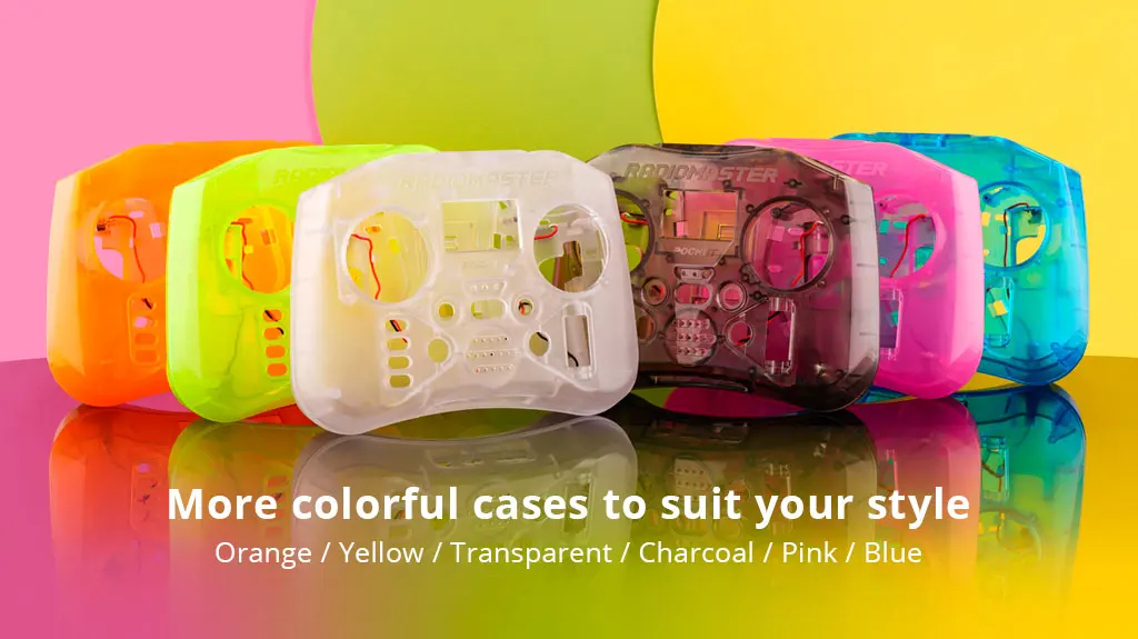 RadioMaster POCKET Fernbedienung Vorder- und Hintergehäuse Farbe DIY Personalisiertes Zubehör Tragbare Komponenten Image