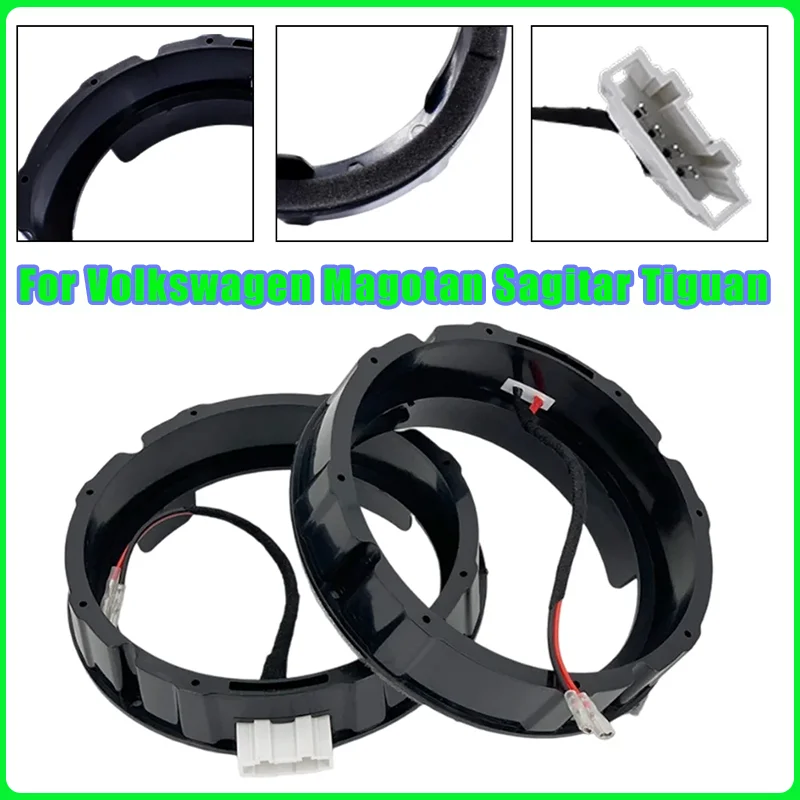 1 Paar für Volkswagen Magotan Sagitar Tiguan Skoda Octavia Autolautsprecher-Adapter Audio-Halterung 6,5 Zoll speziell mit verlustfreiem Stecker Image