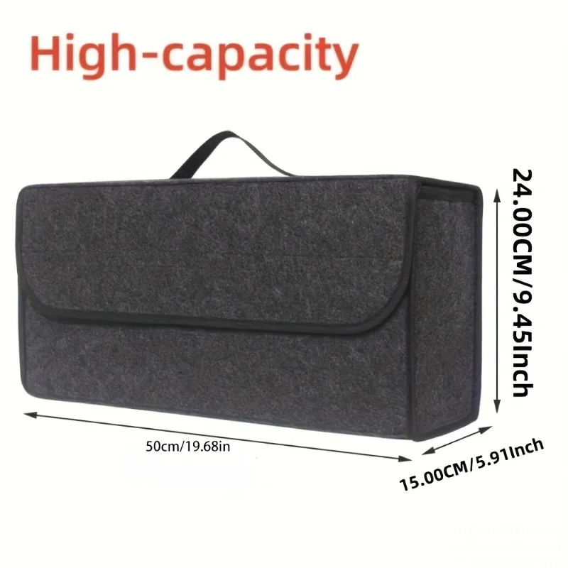 Auto Trunk Organizer Auto Organizer Tasche Weiche Filz Lagerung Box Auto Lagerung Tasche Große Anti Slip Fach Boot Lagerung Zubehör