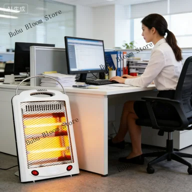 Winter-Handwärmer, tragbarer elektrischer Heizer – Ofen, Heizkörper, Heißluftgebläse für Schlafzimmer und Büroräume Image