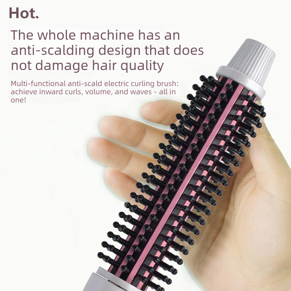NEUE Haar Curler Haar Glättung Pinsel Heißer Heizung Kamm Haar Gerade Styler Wellung Curling Eisen Haar Curler Kamm Image