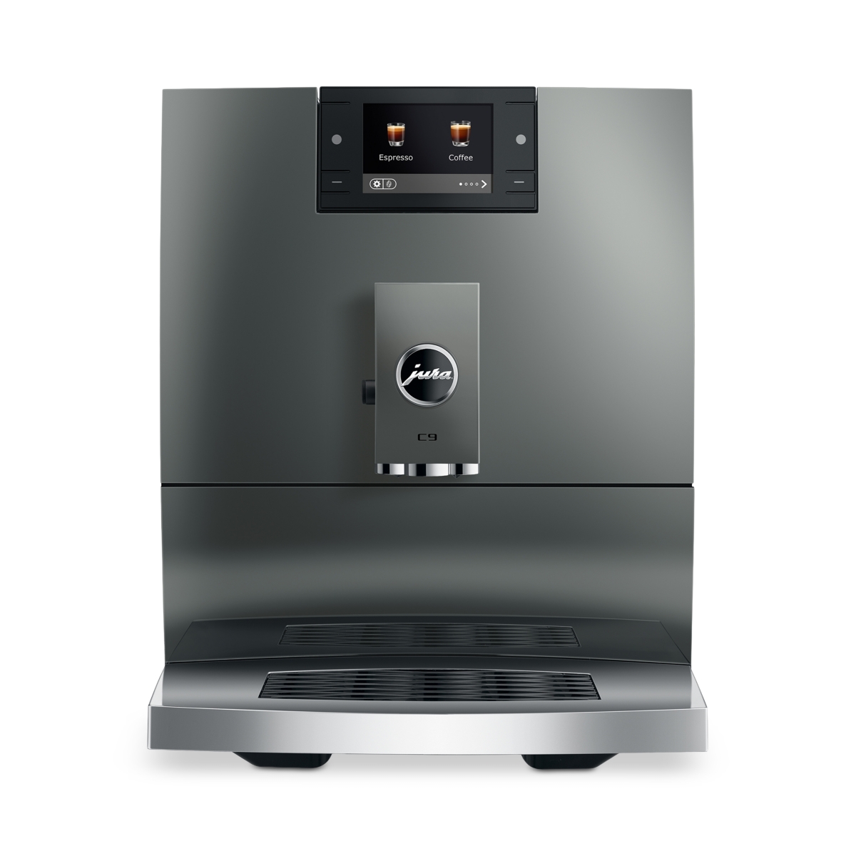 Jura C9 Coffee & Espresso Maker with Frothing - Piano Inox