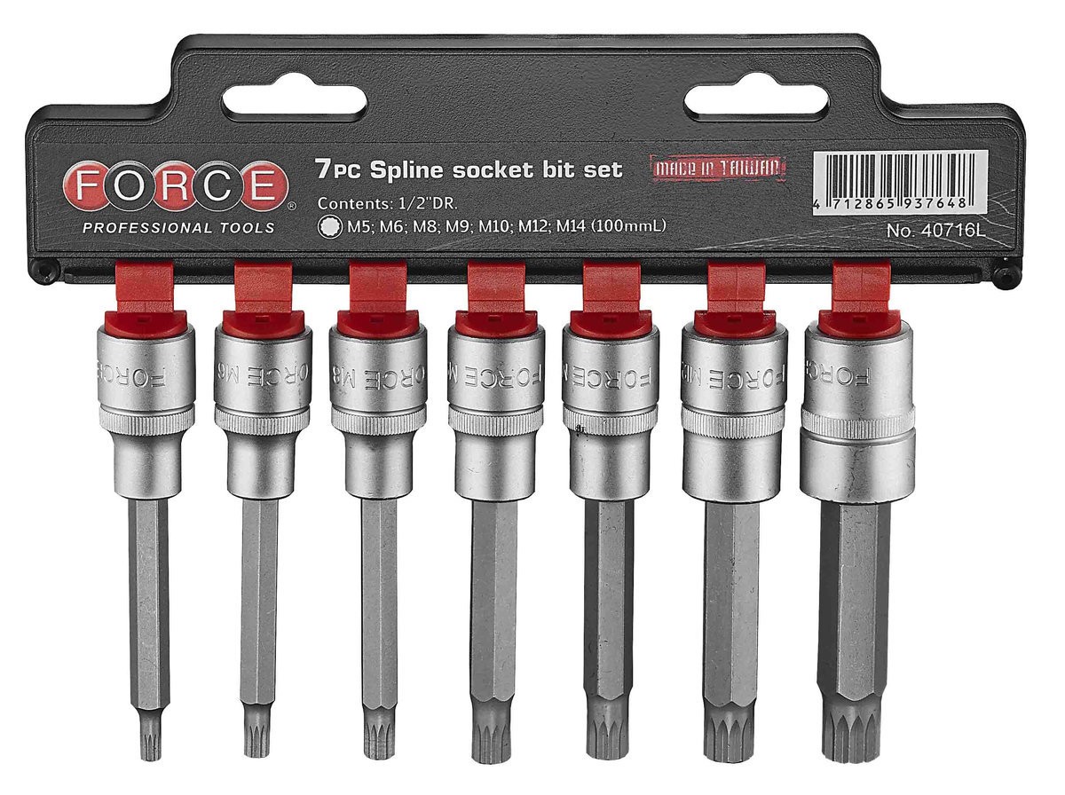 FORCE Steckschlüsseleinsatz-Set 40716L Image