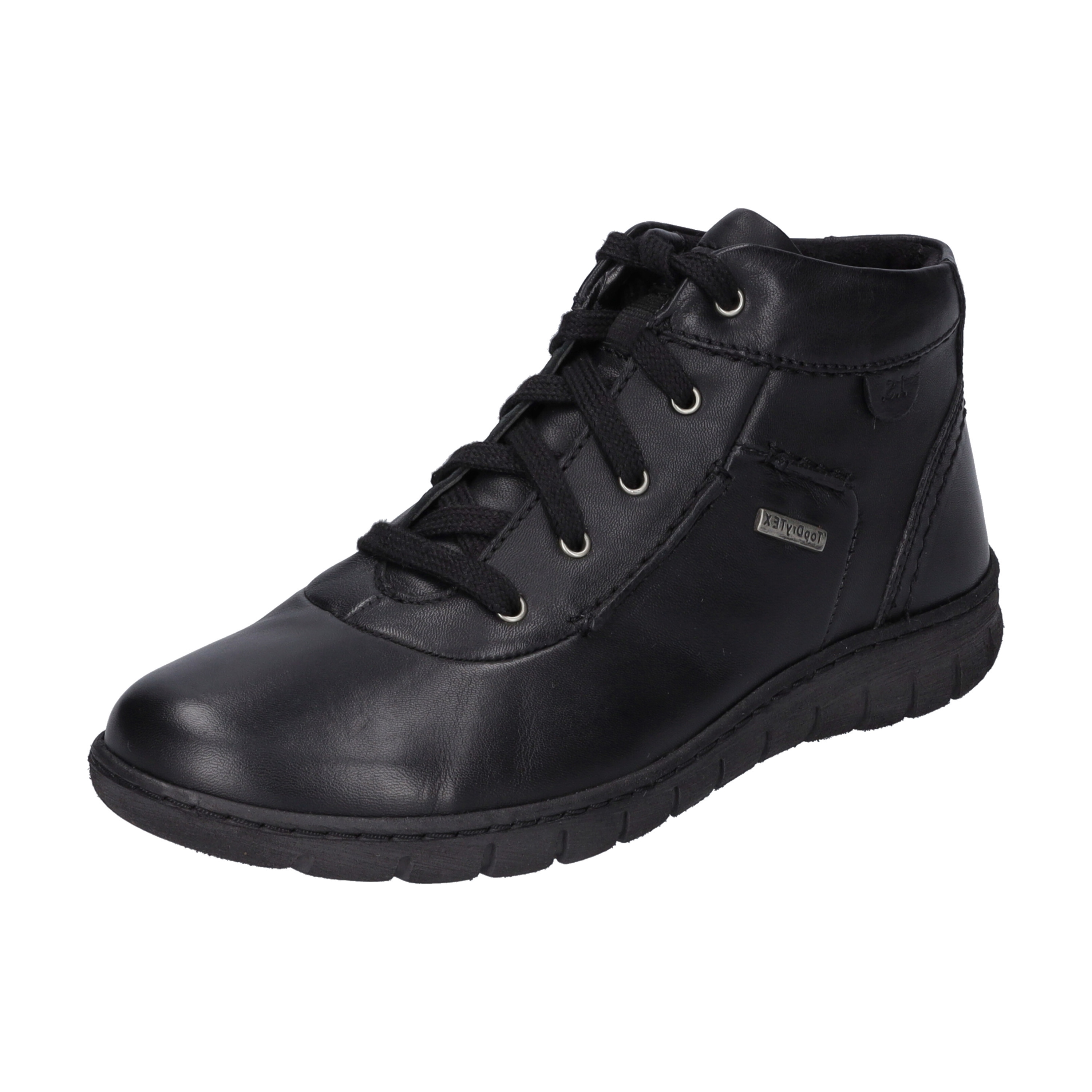 Stiefelette JOSEF SEIBEL "Steffi 53, schwarz", Damen, Gr. 37, schwarz, Obermaterial: 100% Rindsleder Leather cow., Schuhe Stiefelette