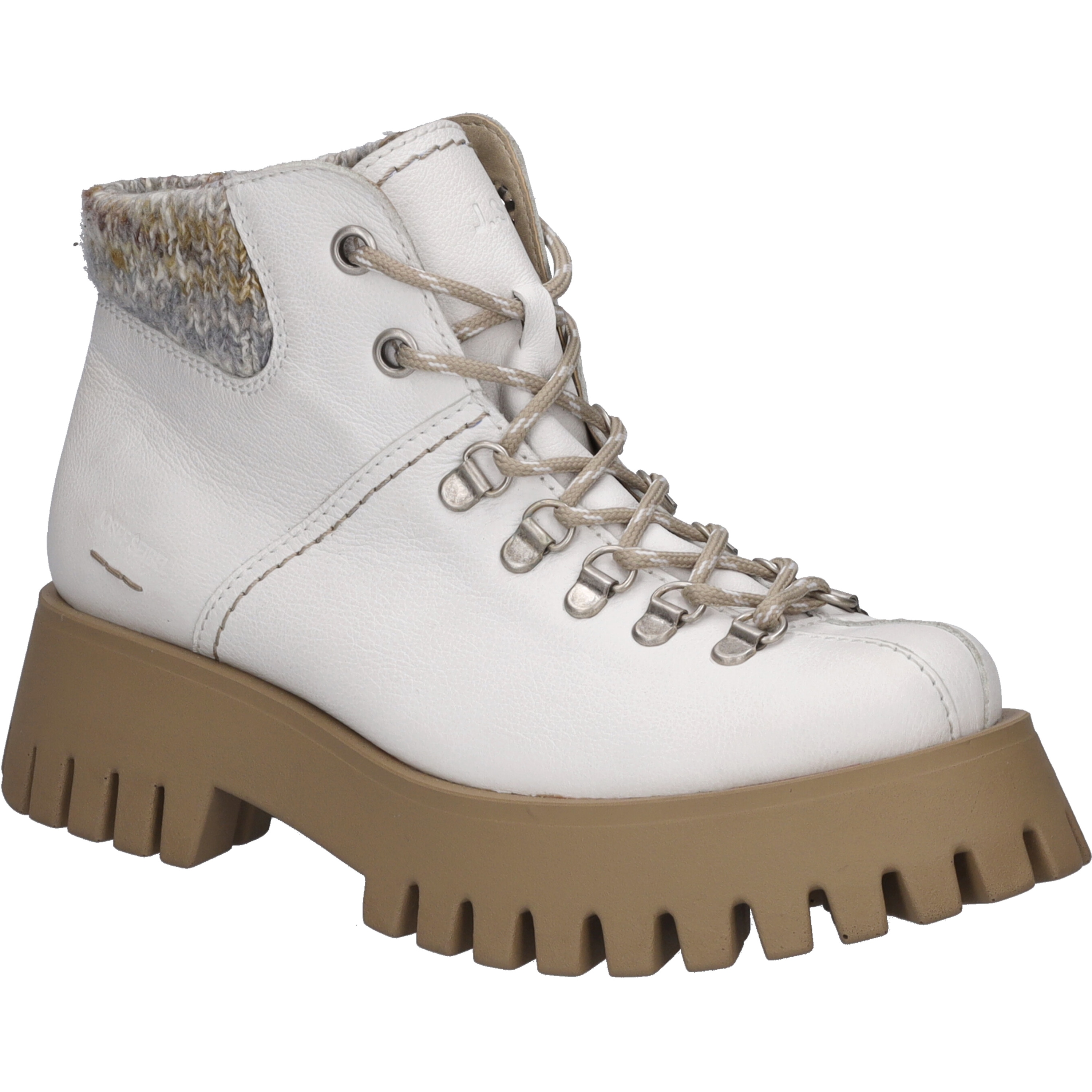 Stiefelette JOSEF SEIBEL "Mavie 05, weiss-beige", Damen, Gr. 40, weiß (weiß, beige), Obermaterial: 80% Rindsleder Leather cow. 20% Textilmaterial TEXMAT., Schuhe Stiefelette