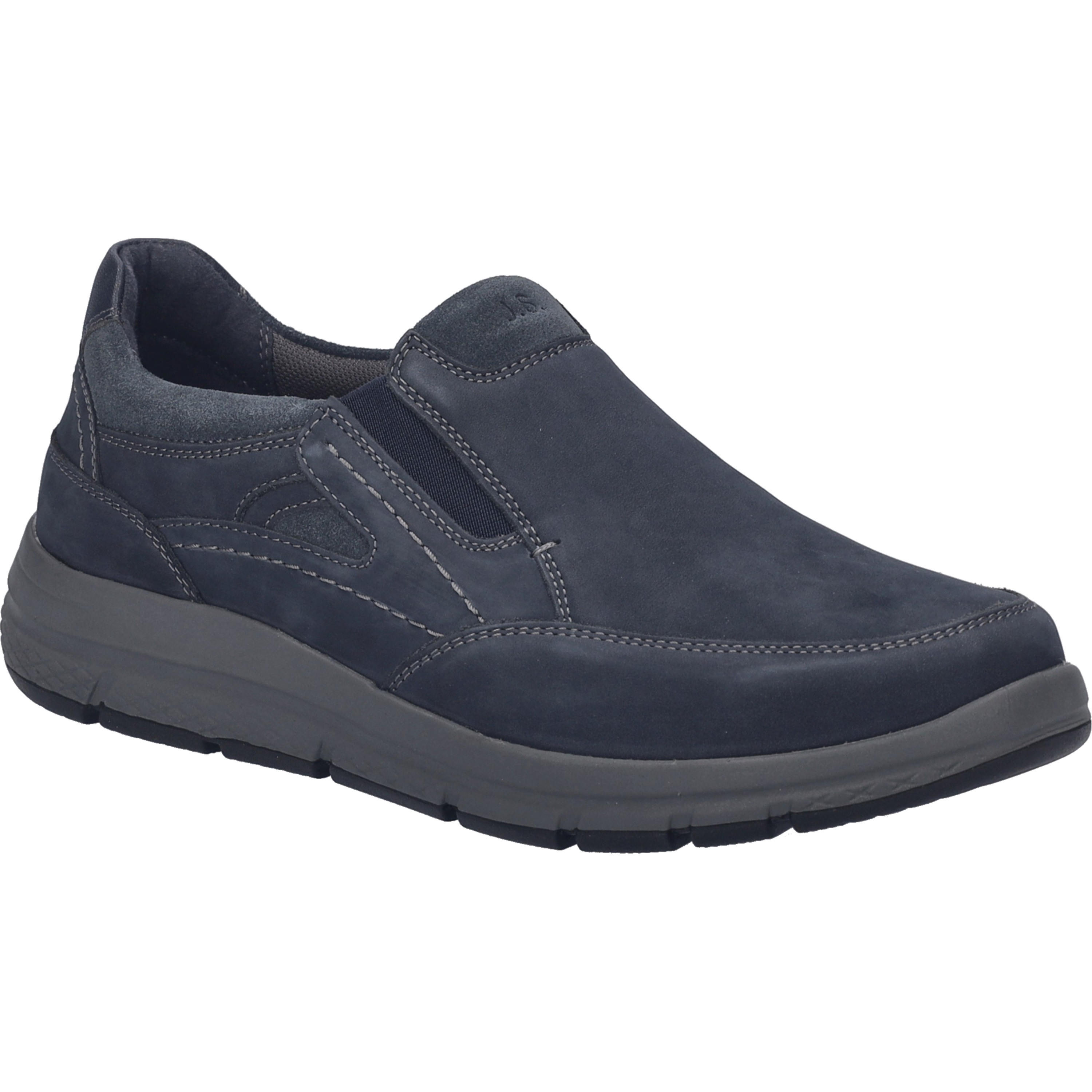 Slipper JOSEF SEIBEL "Giuseppe 09, indigo", Herren, Gr. 46, blau (indigo), Obermaterial: 100% Rindsleder Leather cow., Schuhe Slipper