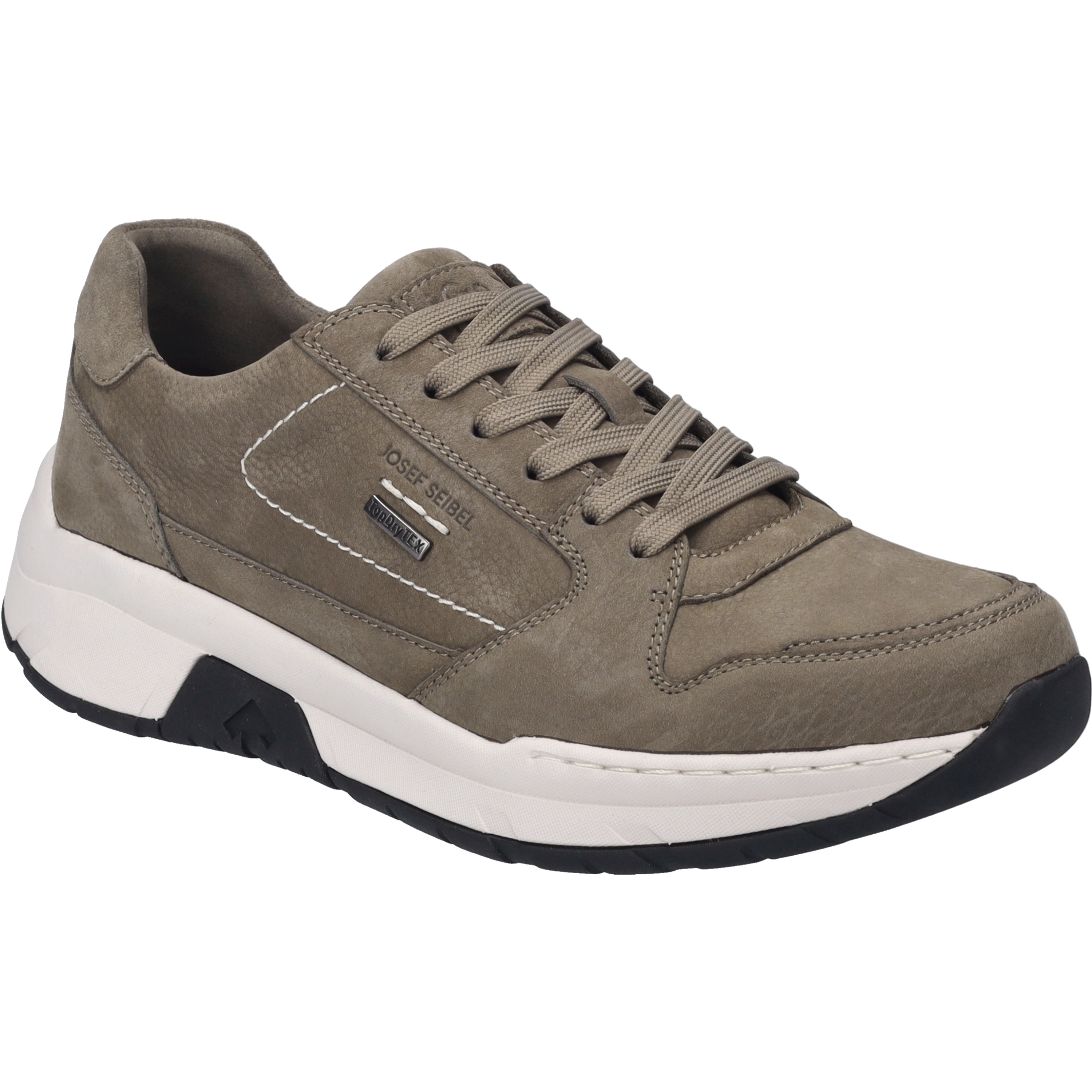 Sneaker JOSEF SEIBEL "Mitchell 50, grau", Herren, Gr. 42, grau, Obermaterial: 100% Rindsleder Leather cow., Schuhe Sneaker