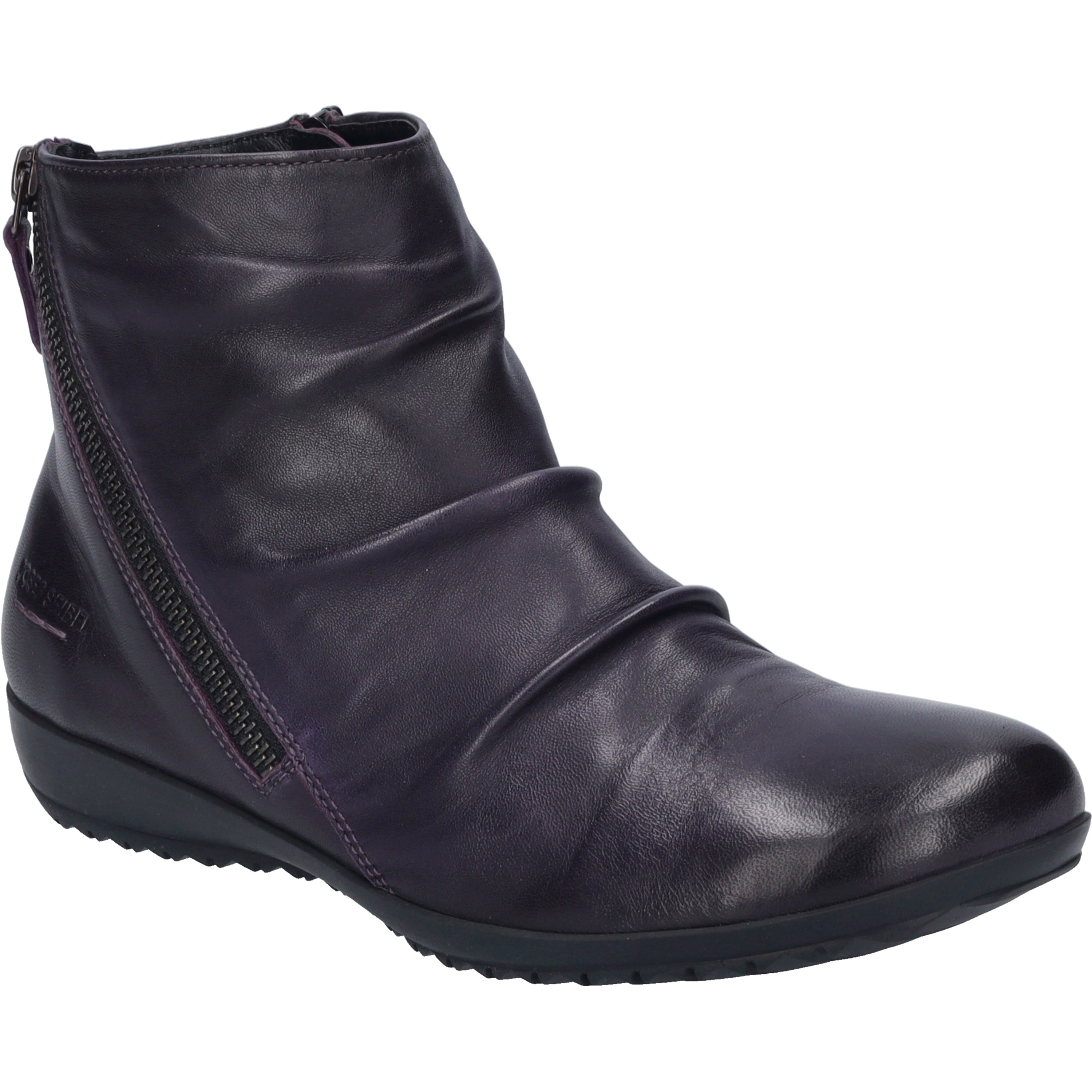Stiefelette JOSEF SEIBEL "Naly 61, purple", Damen, Gr. 37, lila, Obermaterial: 100% Rindsleder Leather cow., Schuhe Stiefelette