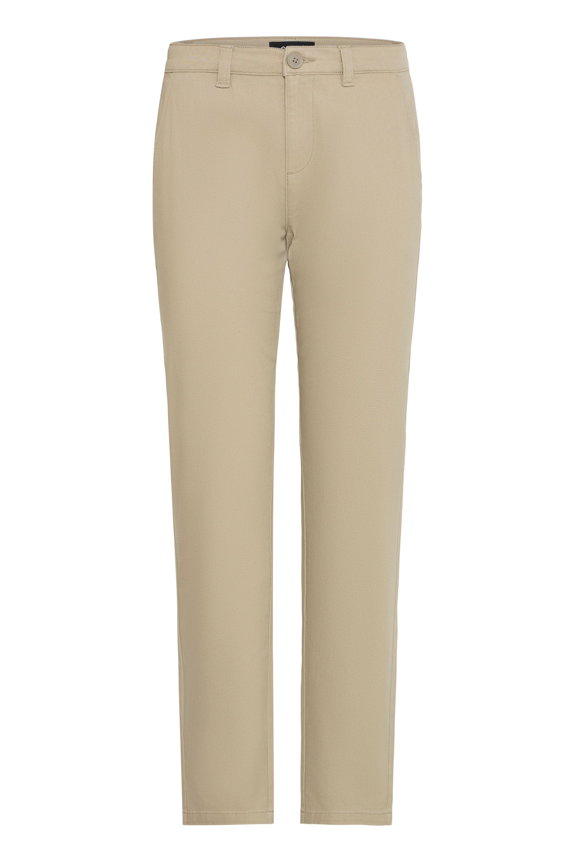 Chinohose OXMO "Chinohose OXKVITANA", Damen, Gr. 44, N-Gr, beige (dune), Obermaterial: 99% Baumwolle CO. 1% Elasthan EL., Hosen Chinohose