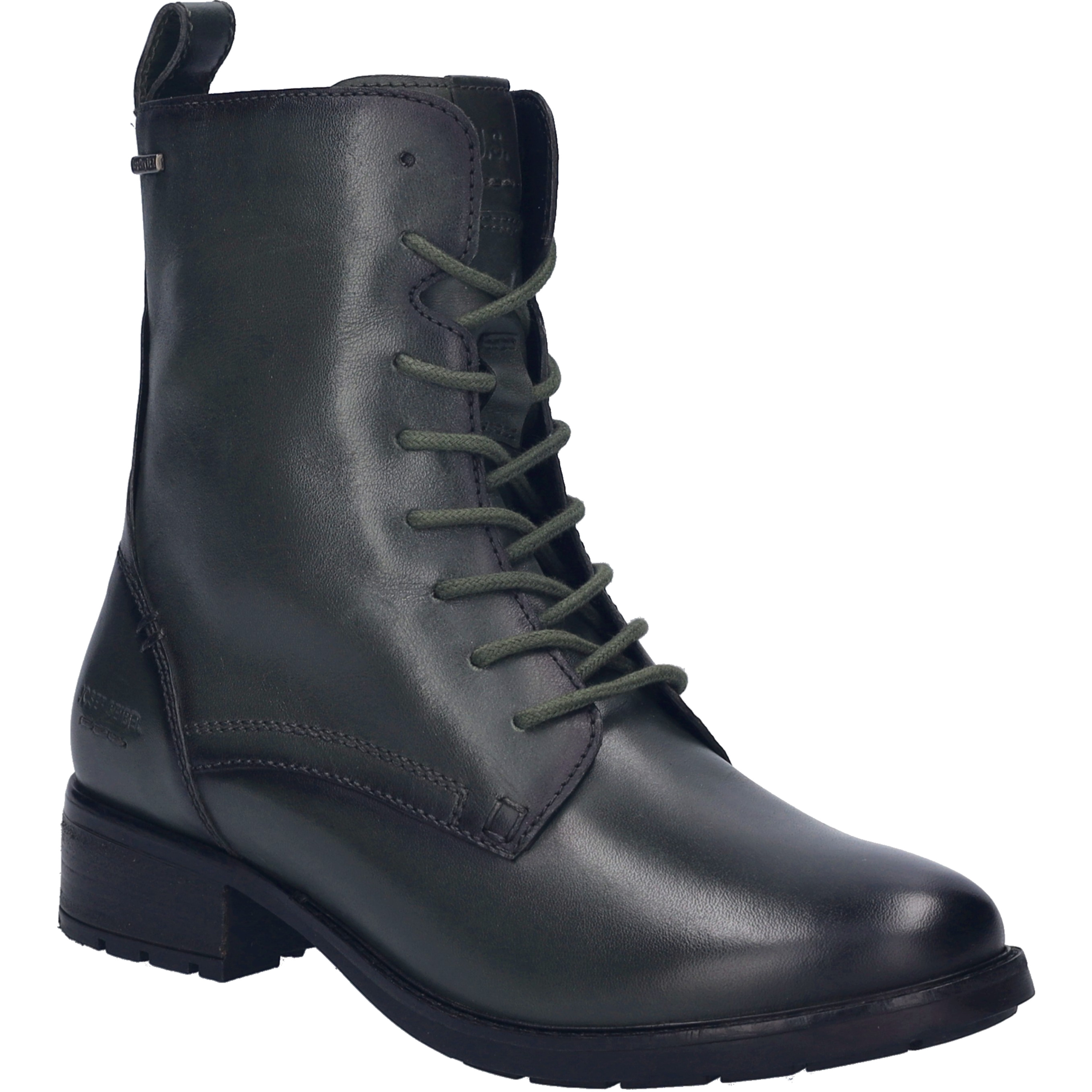 Stiefelette JOSEF SEIBEL "Kate 50, bosco", Damen, Gr. 39, grün (bosco), Obermaterial: 100% Rindsleder Leather cow., Schuhe Stiefelette