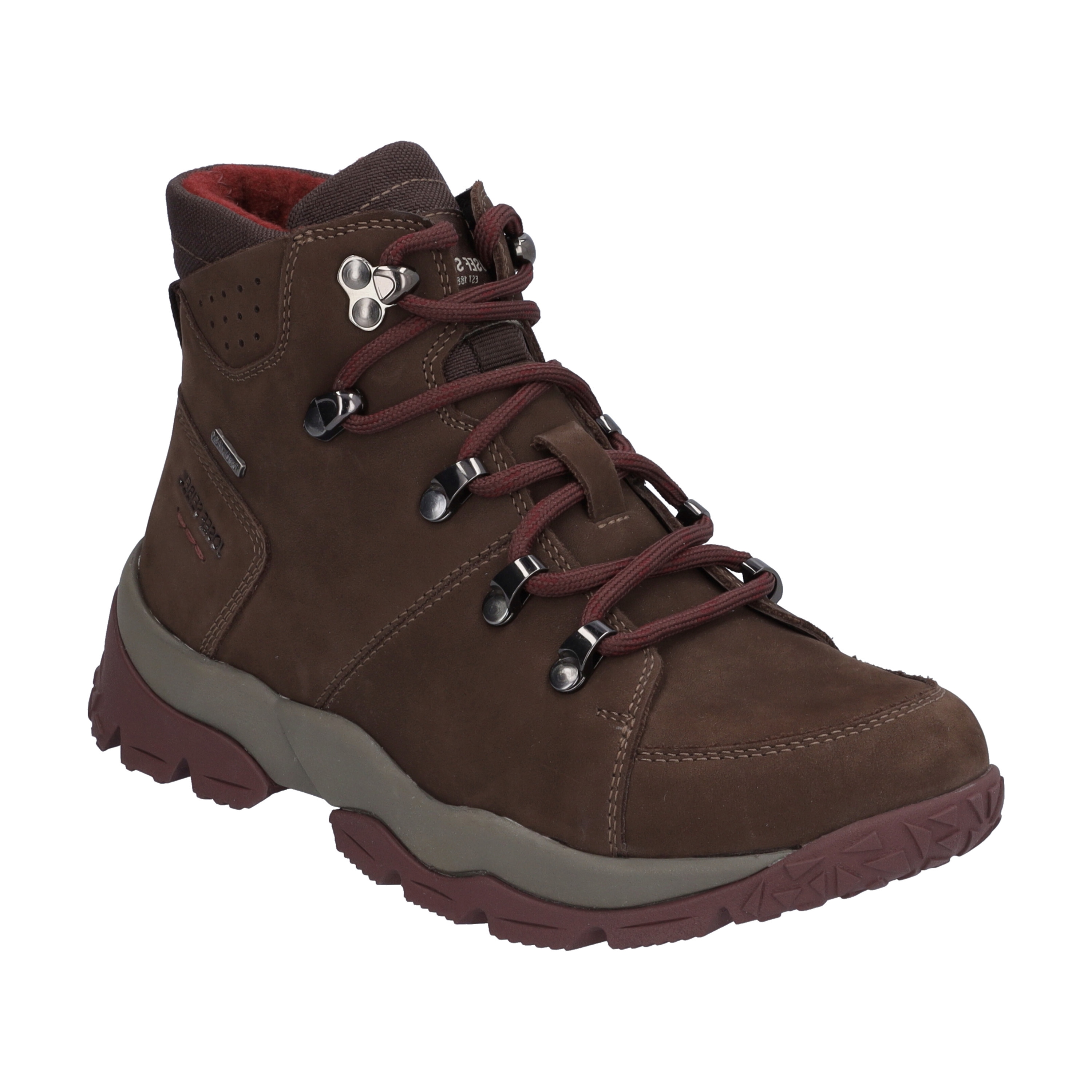 Stiefelette JOSEF SEIBEL "Philippa 50, brandy", Damen, Gr. 38, braun (brandy), Obermaterial: 80% Rindsleder Leather cow. 20% Textilmaterial TEXMAT., Schuhe Stiefelette