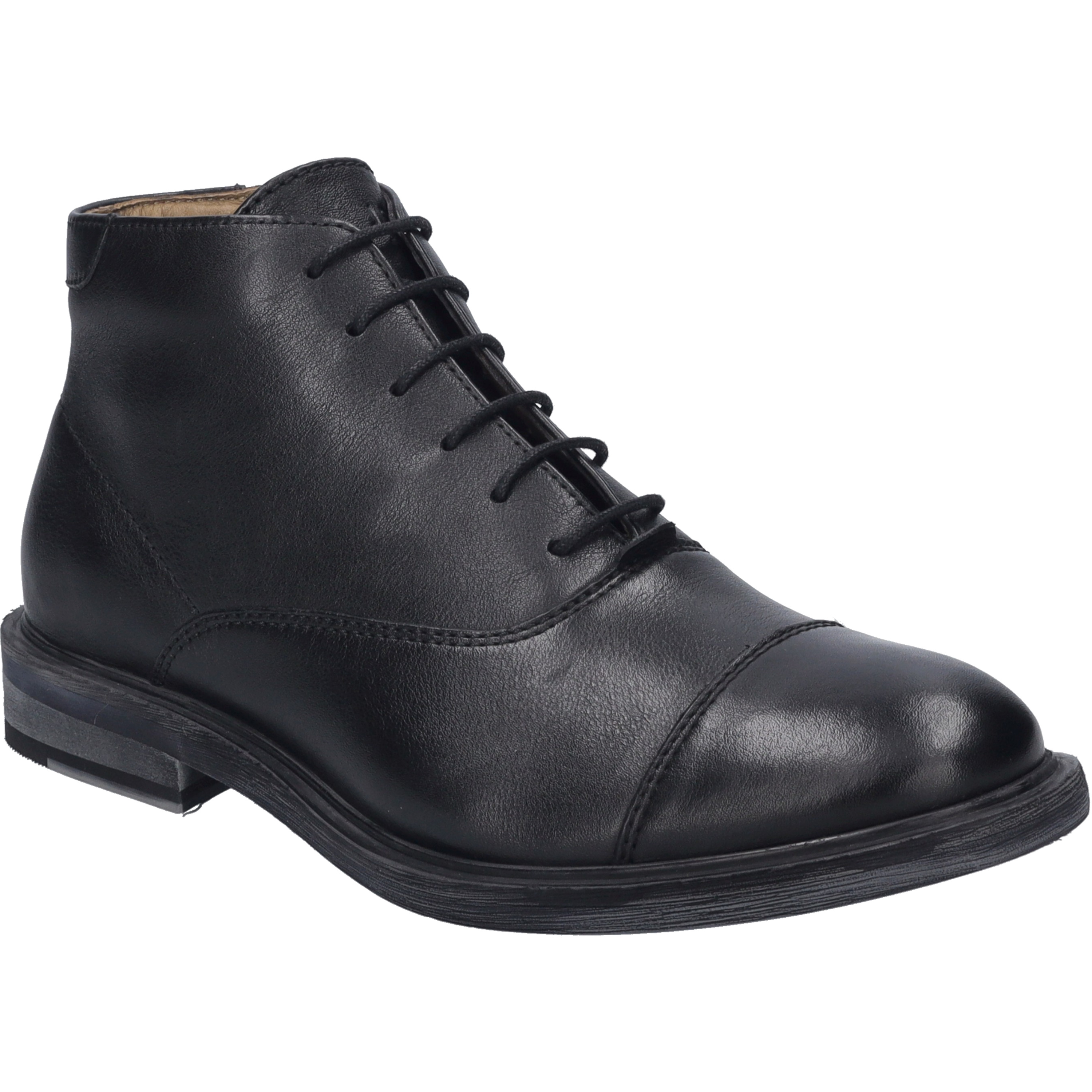Stiefelette JOSEF SEIBEL "Bradley 02, schwarz", Herren, Gr. 45, schwarz, Obermaterial: 100% Rindsleder Leather cow., Schuhe Stiefelette