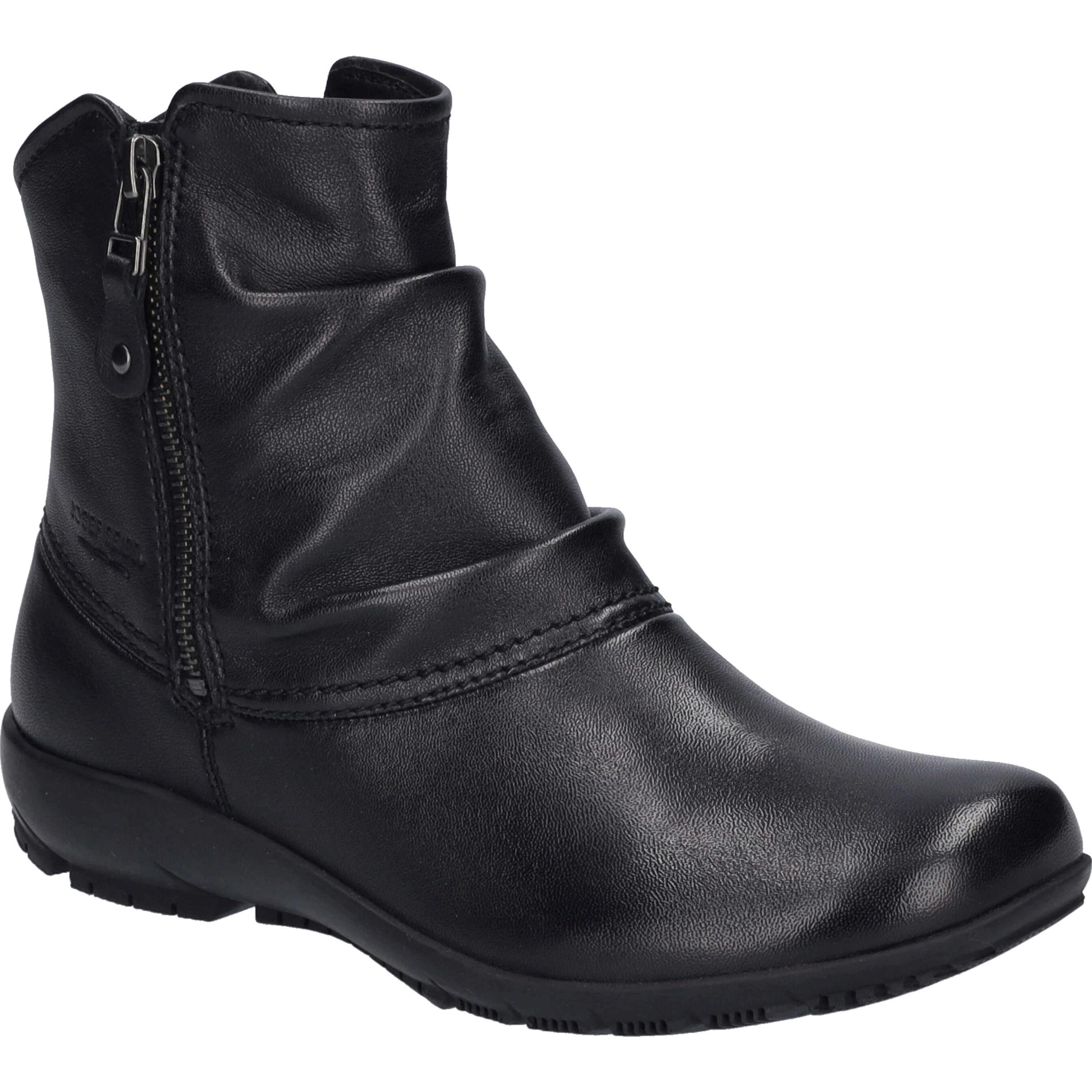 Stiefelette JOSEF SEIBEL "Charlotte 09, schwarz", Damen, Gr. 42, schwarz, Obermaterial: 100% Rindsleder Leather cow., Schuhe Stiefelette