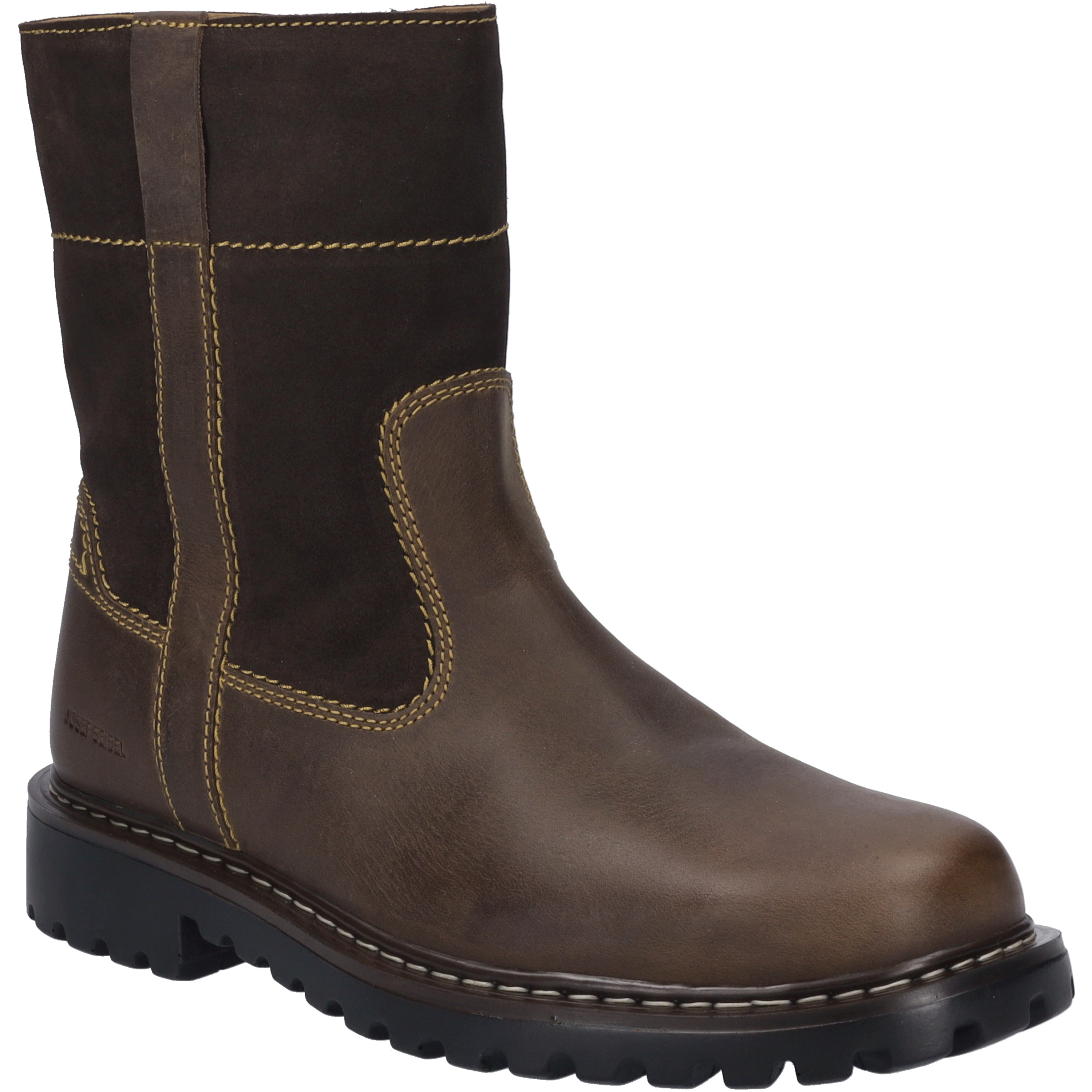 Stiefel JOSEF SEIBEL "Chance, braun", Herren, Gr. 50, braun (moro), Obermaterial: 100% Rindsleder Leather cow., Schuhe Stiefel