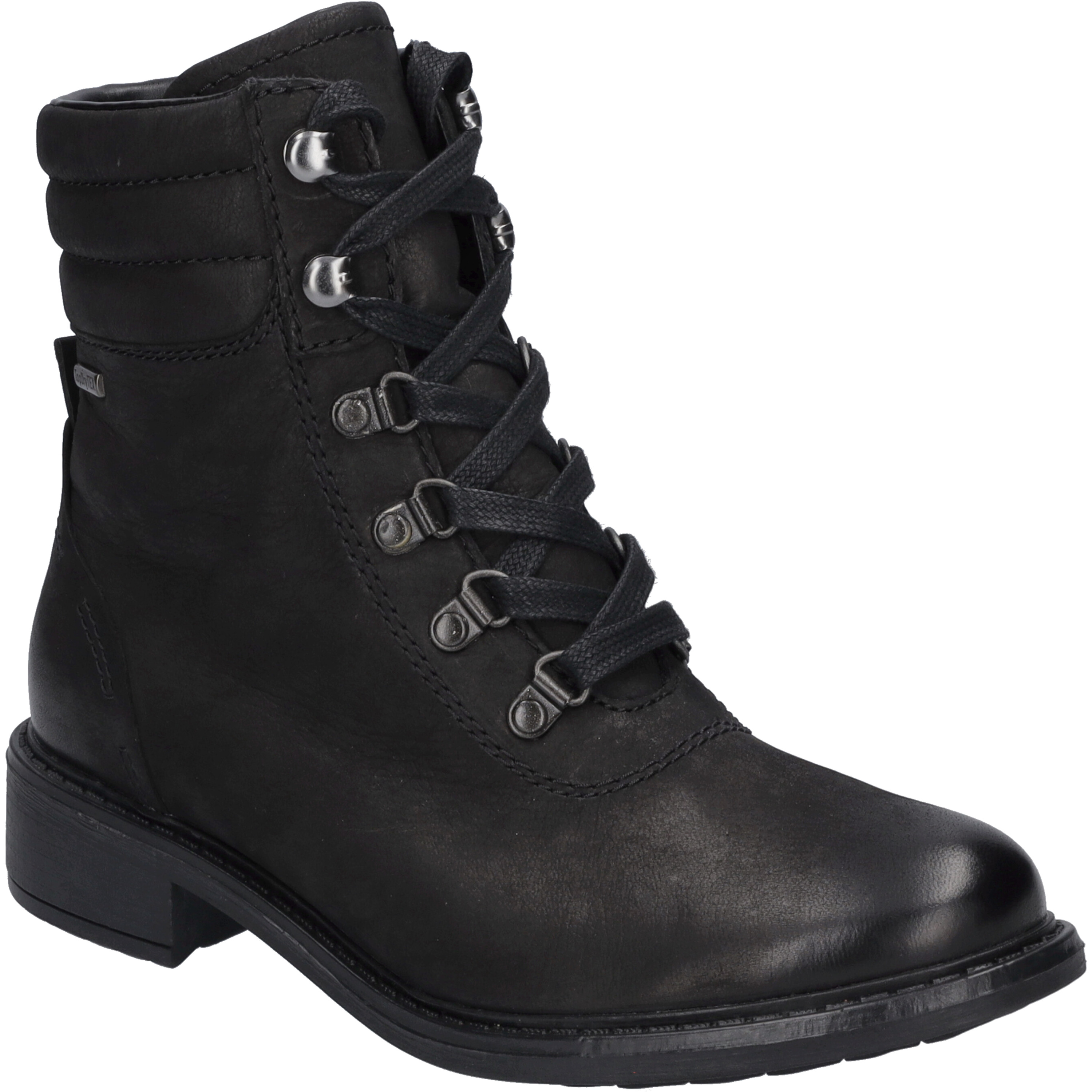 Stiefelette JOSEF SEIBEL "Selena 52, schwarz", Damen, Gr. 38, schwarz, Obermaterial: 100% Rindsleder Leather cow., Schuhe Stiefelette