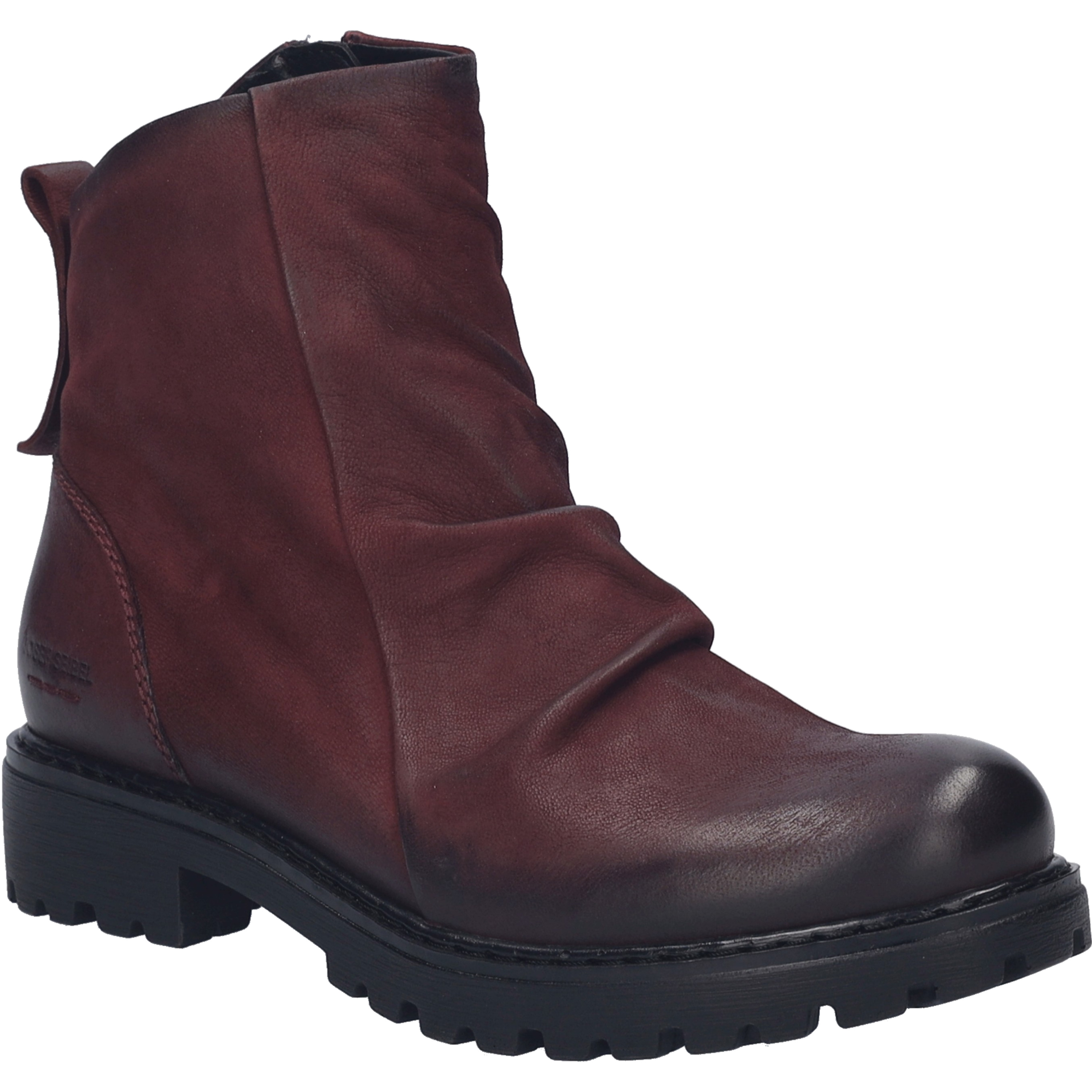 Stiefelette JOSEF SEIBEL "Melinda 33, bordeaux", Damen, Gr. 40, rot (bordeaux), Obermaterial: 100% Rindsleder Leather cow., Schuhe Stiefelette