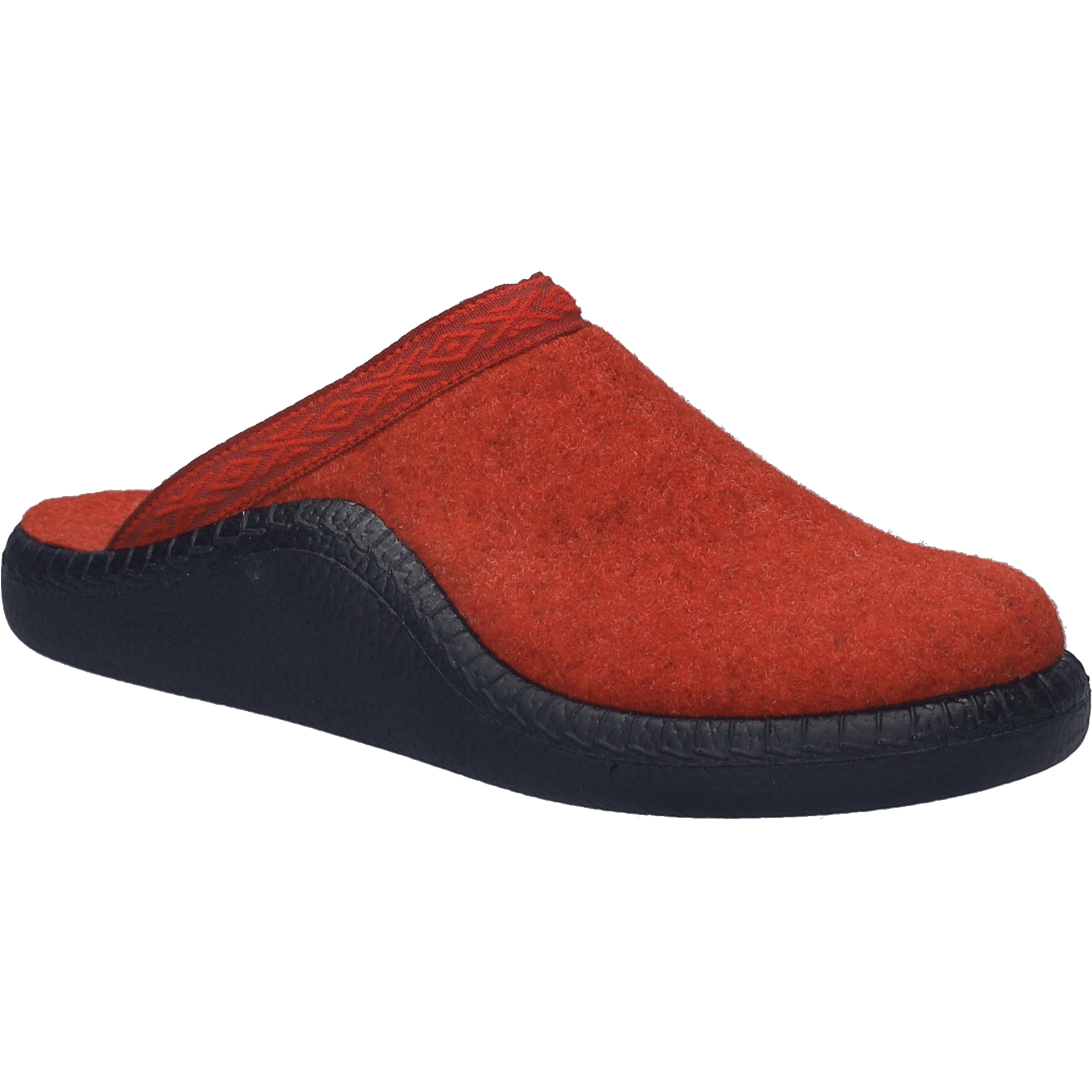 Hausschuh JOSEF SEIBEL "Monaco D 05, rot", Damen, Gr. 41, rot, Obermaterial: 100% Textilmaterial TEXMAT., Schuhe Hausschuh