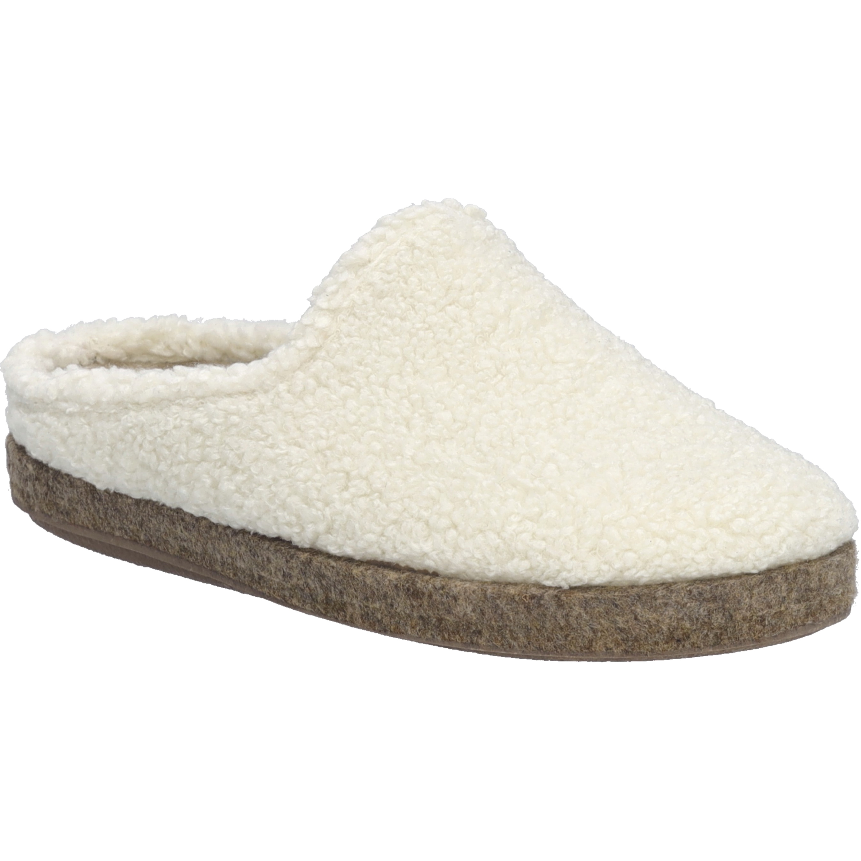 Hausschuh JOSEF SEIBEL "Lara 02, offwhite-kombi", Damen, Gr. 39, weiß (sanftes weiß, kombi), Obermaterial: 100% Textilmaterial TEXMAT., Schuhe Hausschuh