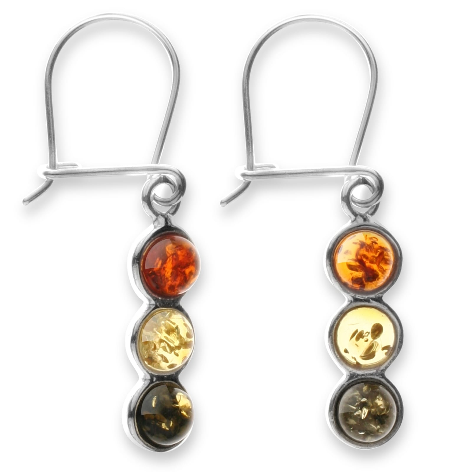 Paar Ohrhänger OSTSEE-SCHMUCK "- Kim - Silber 925/000 - Bernstein" Gr. 36, silber (silber 925, silberfarben, weiß), Ohrringe, Damen, Silber 925 (Sterlingsilber)