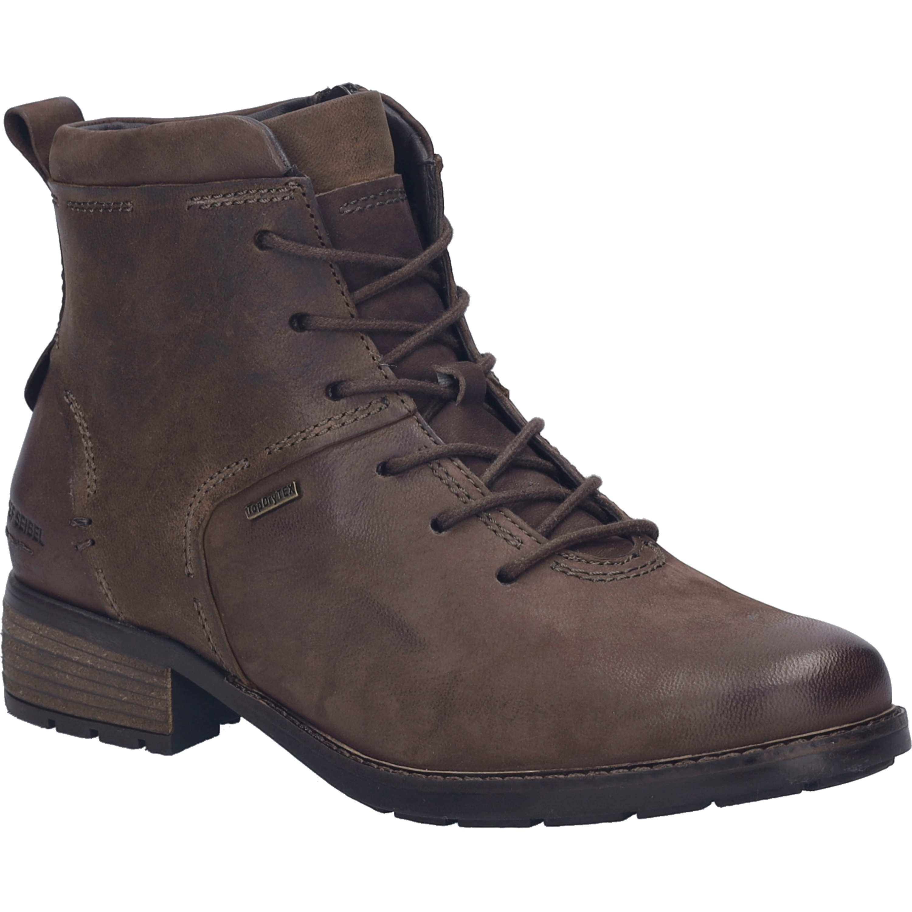 Stiefelette JOSEF SEIBEL "Kate 52, moro", Damen, Gr. 37, braun (moro), Obermaterial: 100% Rindsleder Leather cow., Schuhe Stiefelette