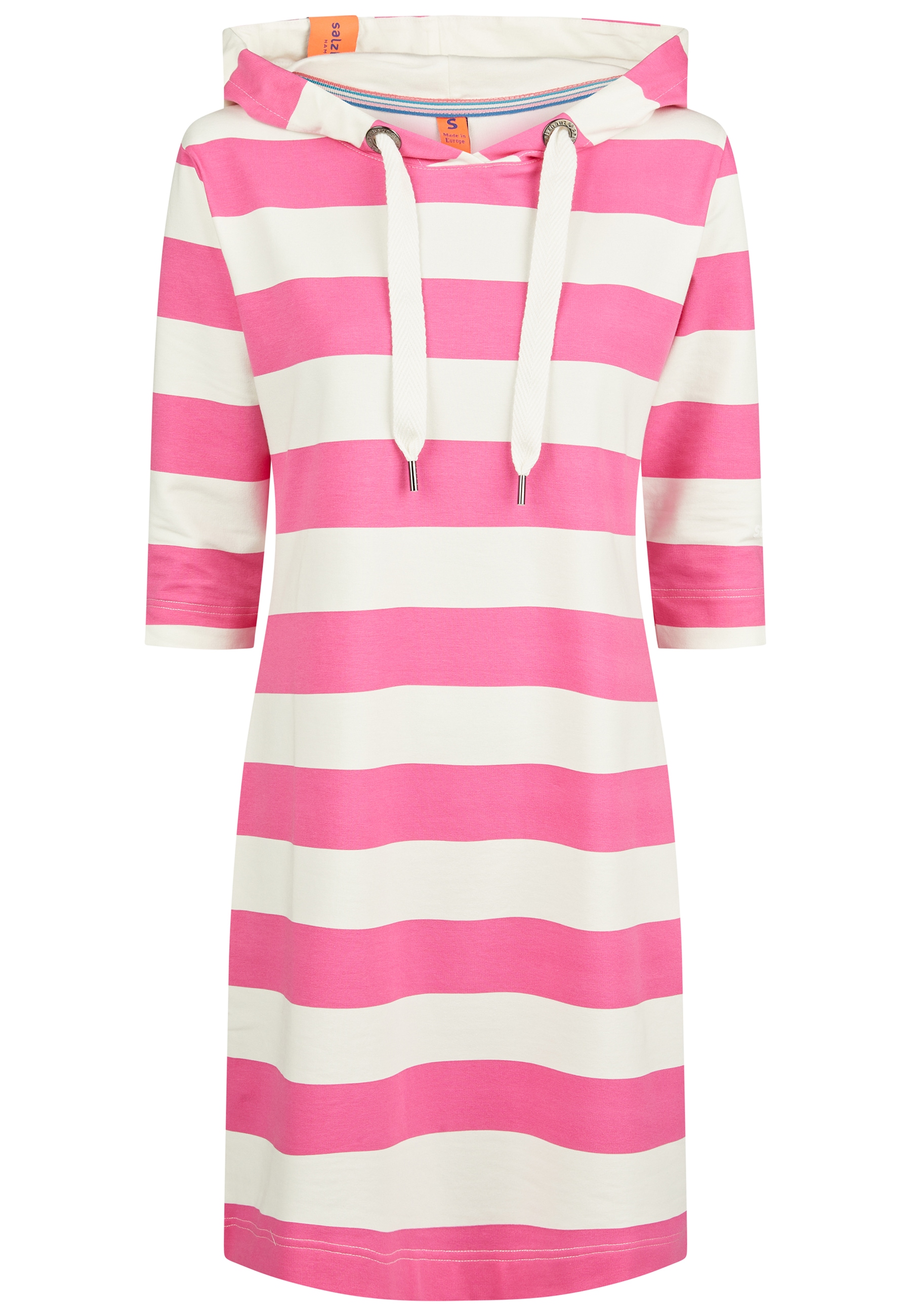 Minikleid SALZHAUT "Kurzes Kleid (Mini) USE", Damen, Gr. M, EURO, rosa (sanftes weiß, blossom), Obermaterial: 92% Baumwolle CO. 8% Elasthan EL., Kleider Minikleid