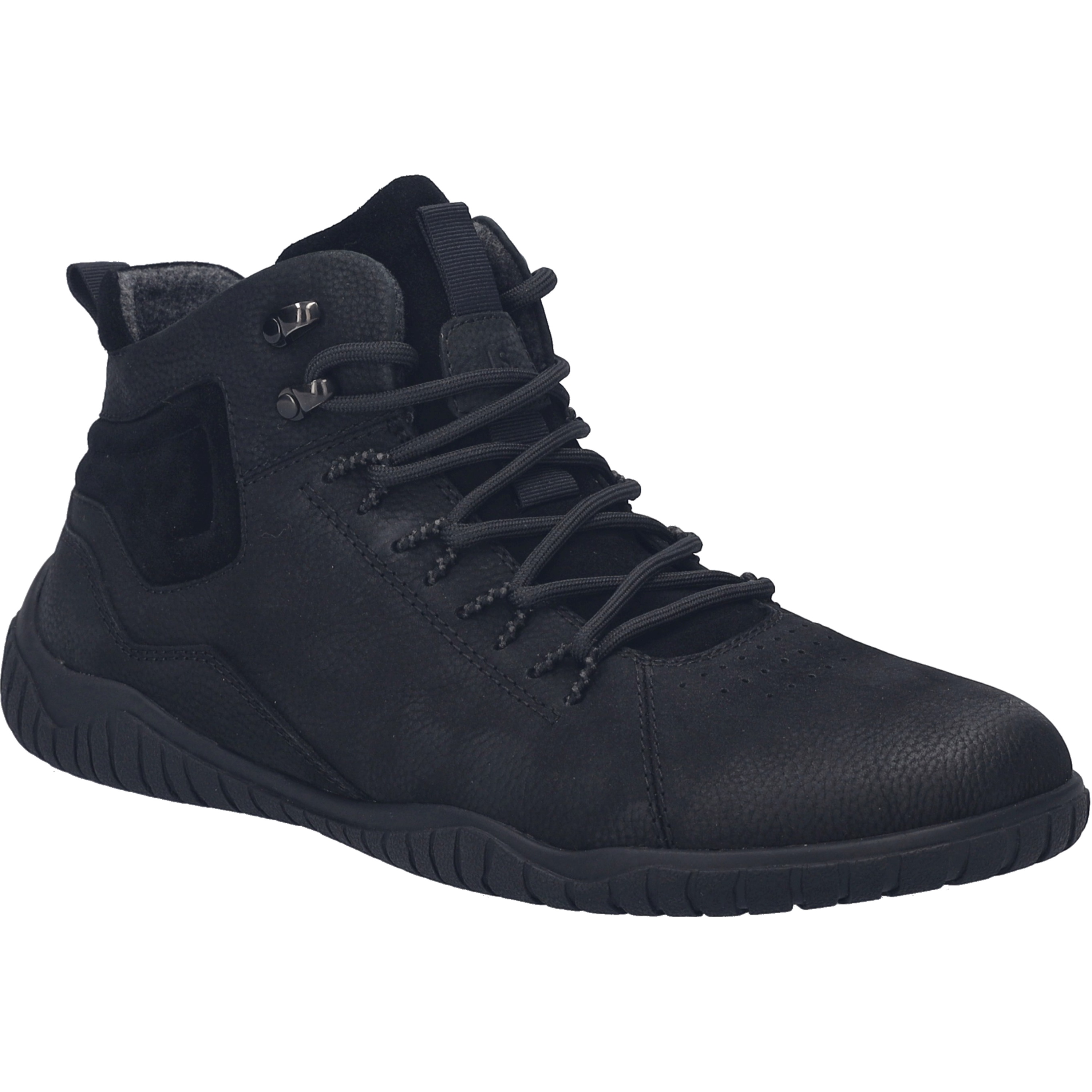 Stiefelette JOSEF SEIBEL "Wallace 03, schwarz", Herren, Gr. 45, schwarz, Obermaterial: 100% Rindsleder Leather cow., Schuhe Stiefelette