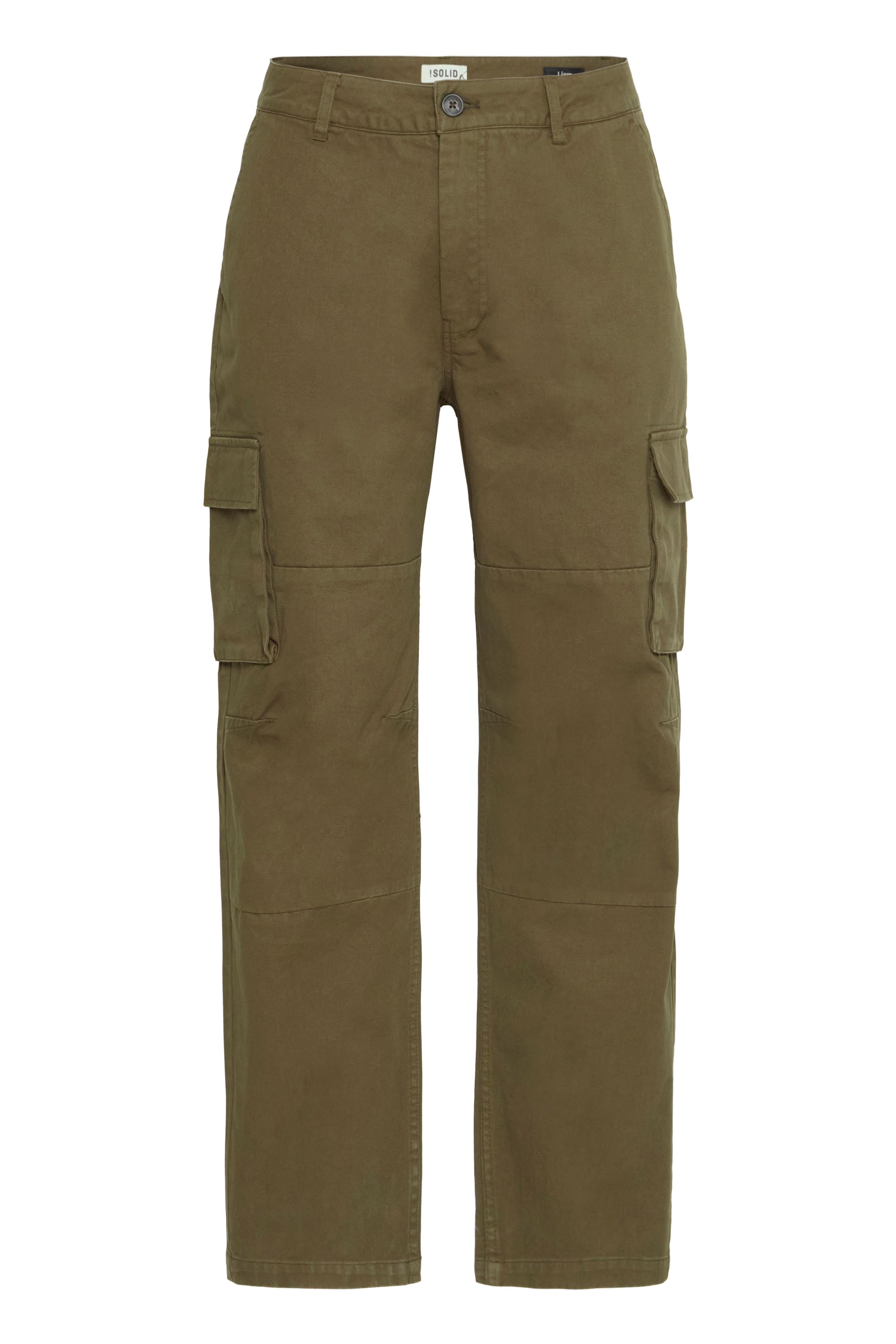 Cargohose SOLID "Cargohose SDLIAM CARGO", Herren, Gr. XL, N-Gr, grün (ivy grün), Obermaterial: 100% Baumwolle CO., Hosen Cargohose