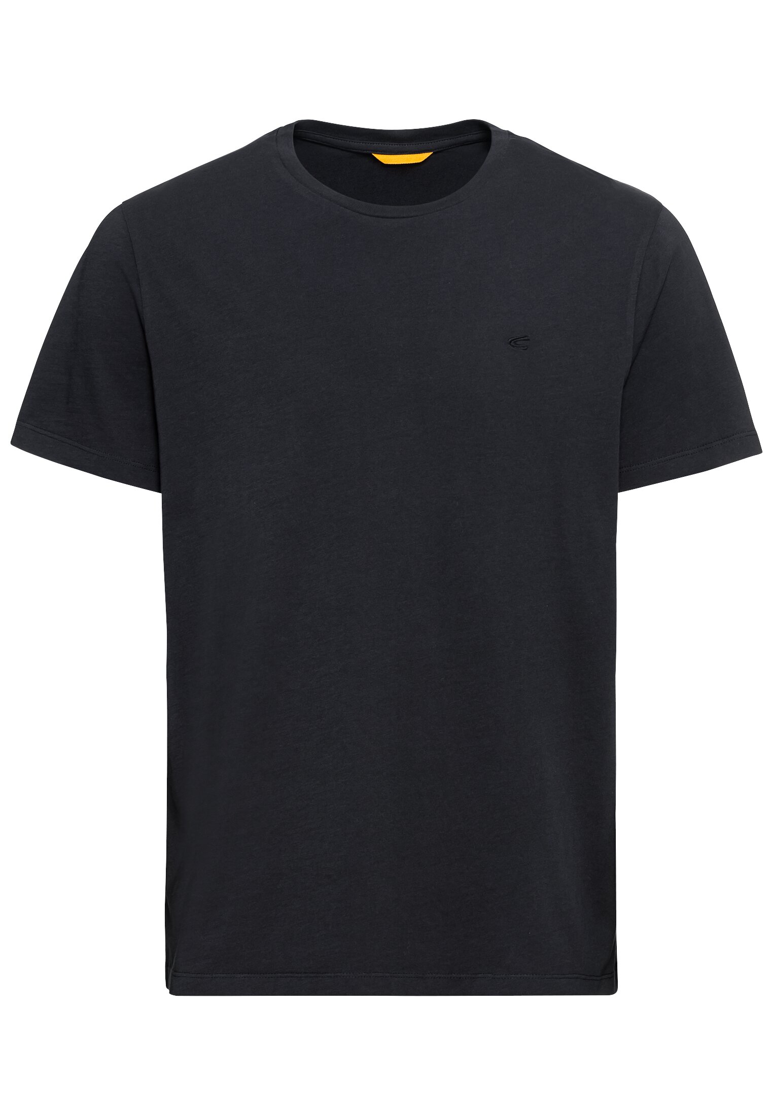 T-Shirt CAMEL ACTIVE, Herren, Gr. XL, grau (asphalt), Jersey, Obermaterial: 100% Baumwolle, bestickt, unifarben, regular fit normal, Rundhals, Shirts T-Shirt, mit Rundhalsausschnitt