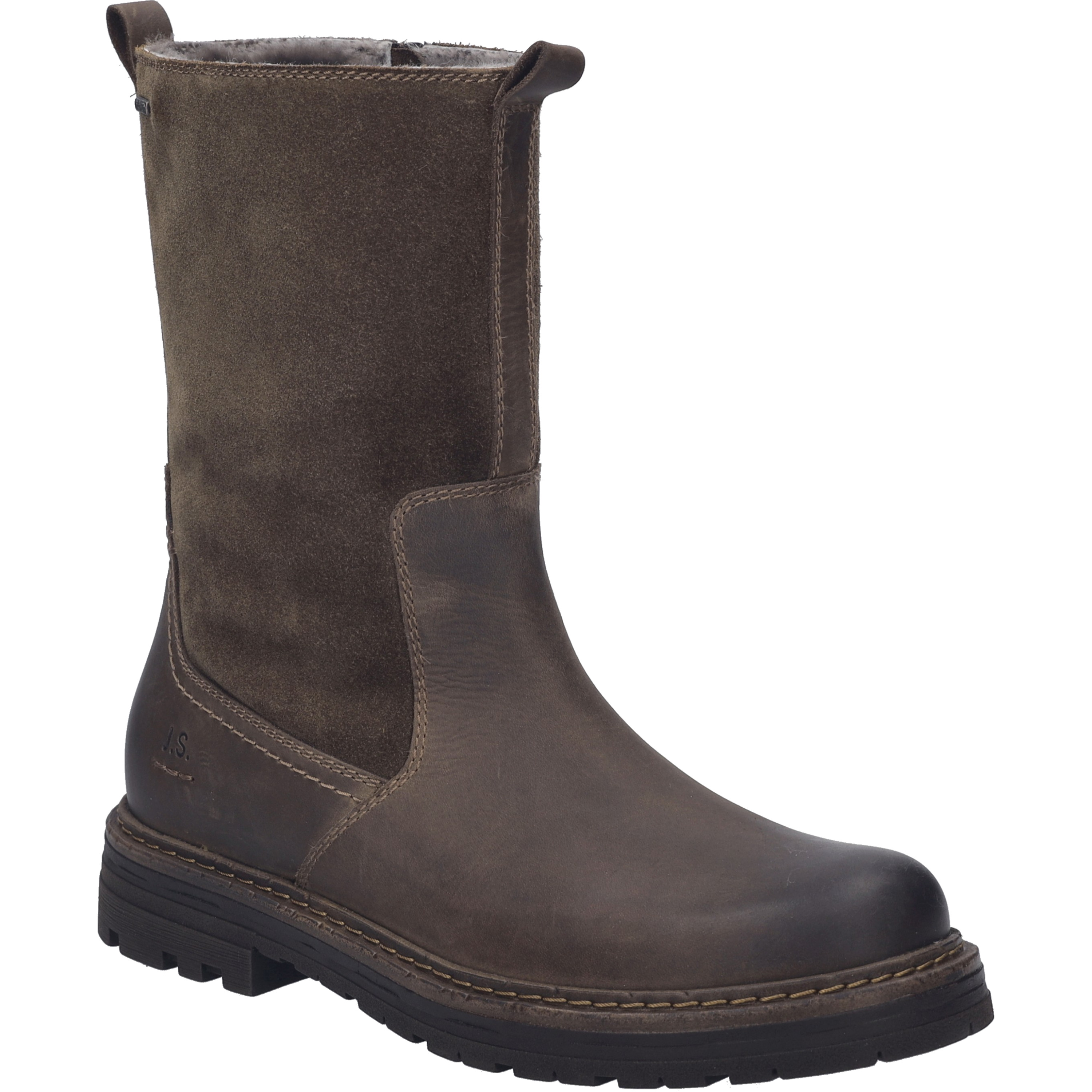 Stiefel JOSEF SEIBEL "Curtis 52, brasil", Herren, Gr. 45, braun (brasil), Obermaterial: 100% Rindsleder Leather cow., Schuhe Stiefel
