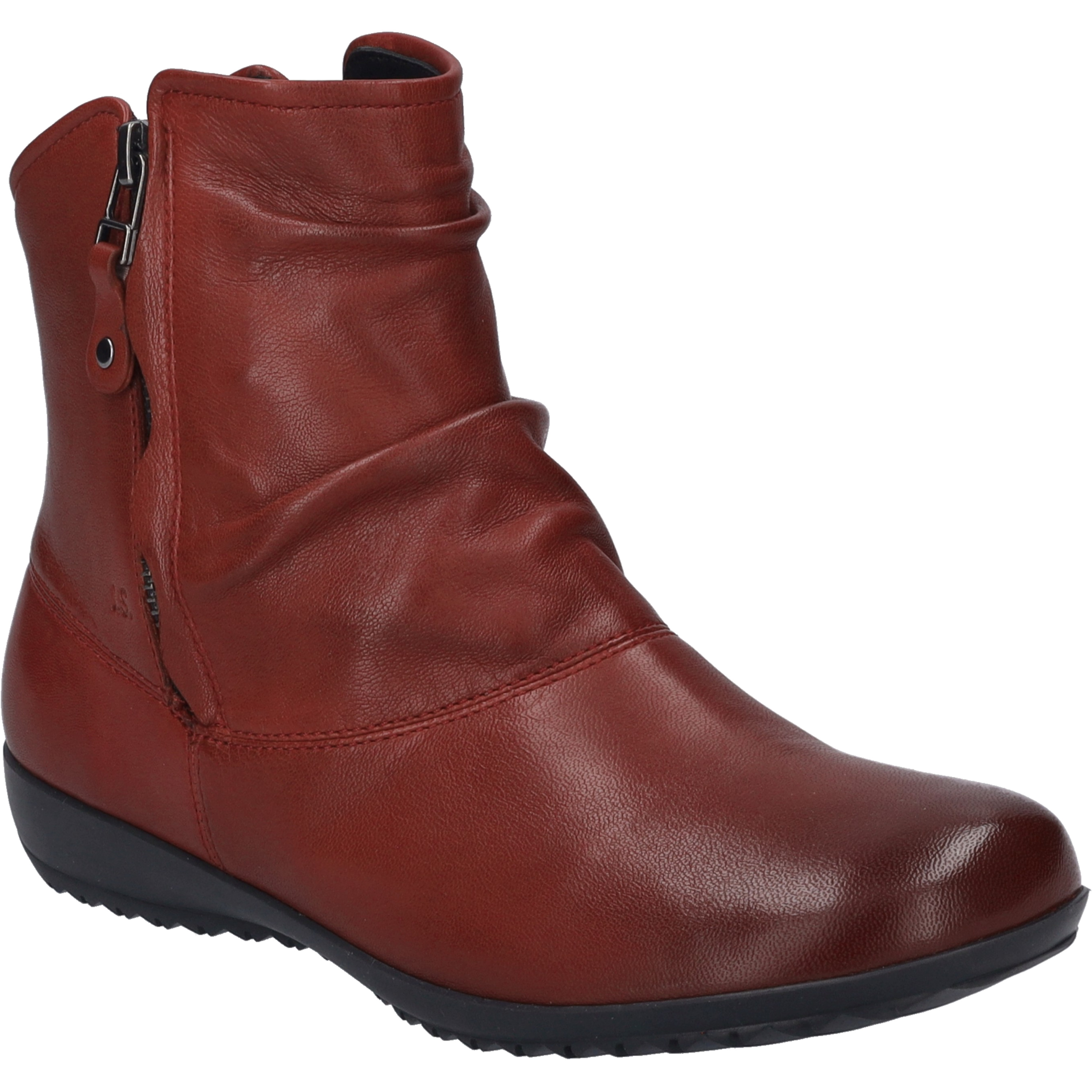 Stiefelette JOSEF SEIBEL "Naly 24, carmin", Damen, Gr. 39, rot (carmin), Obermaterial: 100% Rindsleder Leather cow., Schuhe Stiefelette