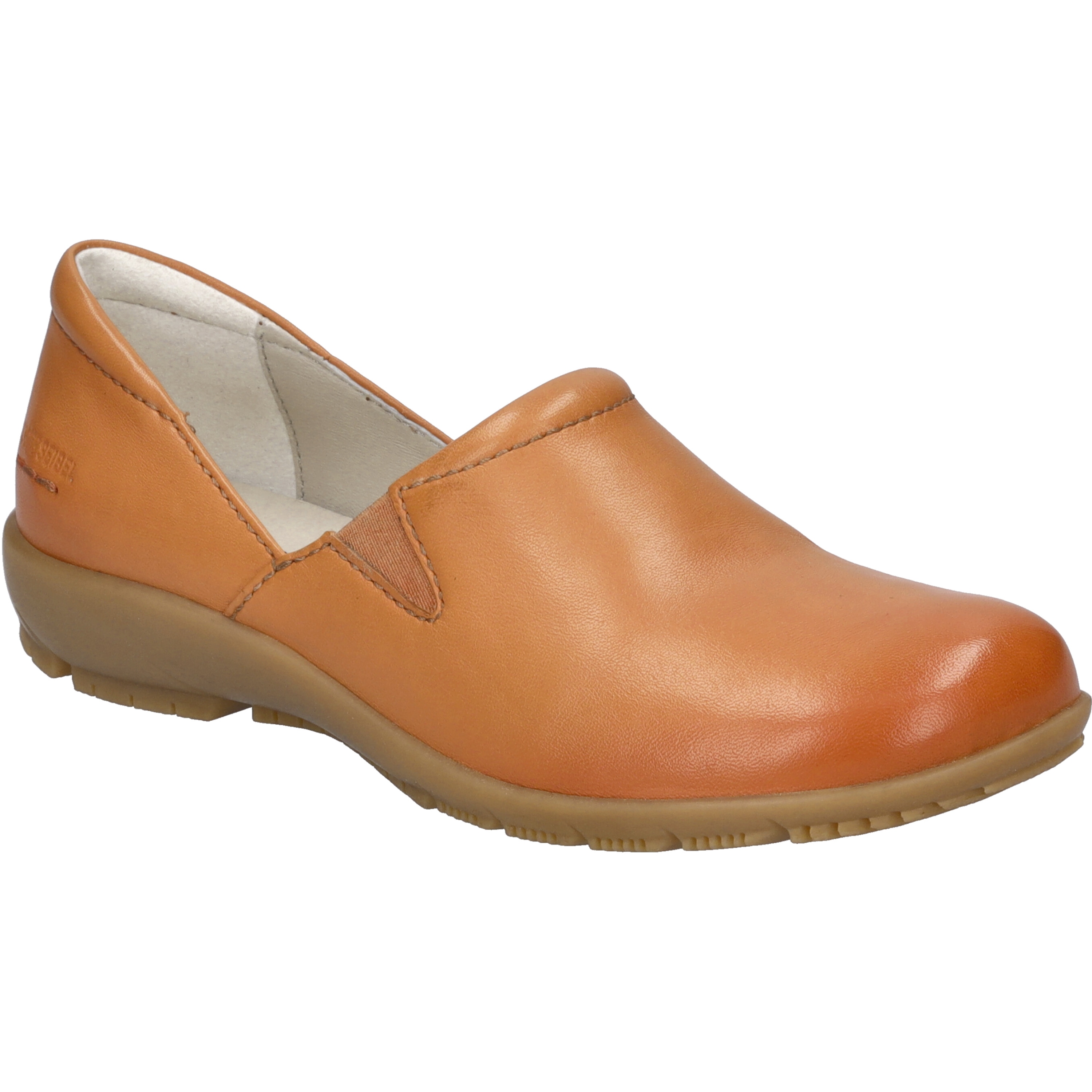 Slipper JOSEF SEIBEL "Charlotte 02, orange", Damen, Gr. 38, orange, Obermaterial: 100% Rindsleder Leather cow., Schuhe Slipper