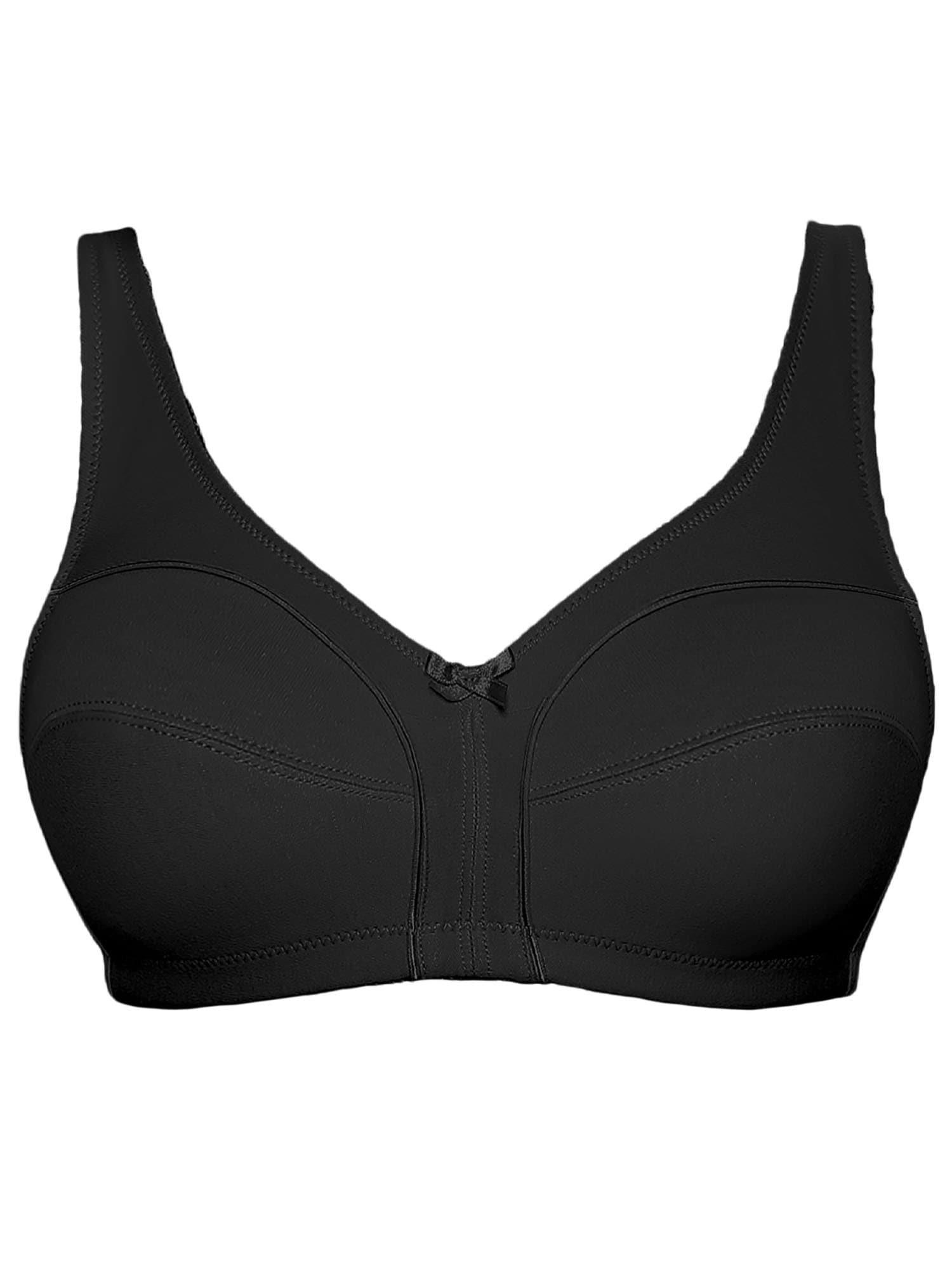 Soft-BH VIANIA "Baumwoll Soft BH Basic", Damen, Gr. 75, Cup B, schwarz, Obermaterial: 100% Baumwolle CO., BHs Soft-BH