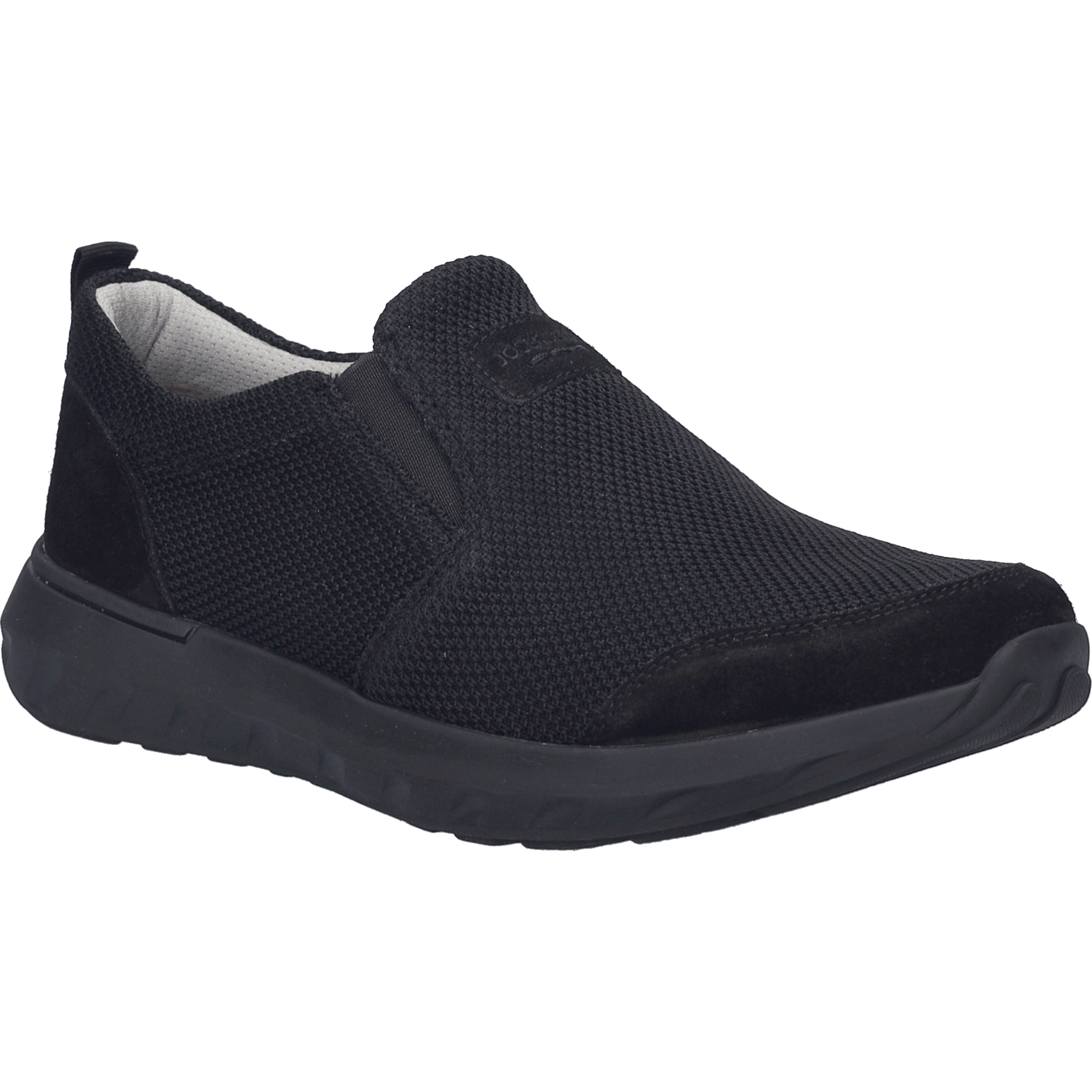 Sneaker JOSEF SEIBEL "Cameron 13, black-black", Herren, Gr. 41, schwarz (schwarz, schwarz), Obermaterial: 80% Rindsleder Leather cow. 20% Textilmaterial TEXMAT., Schuhe Sneaker
