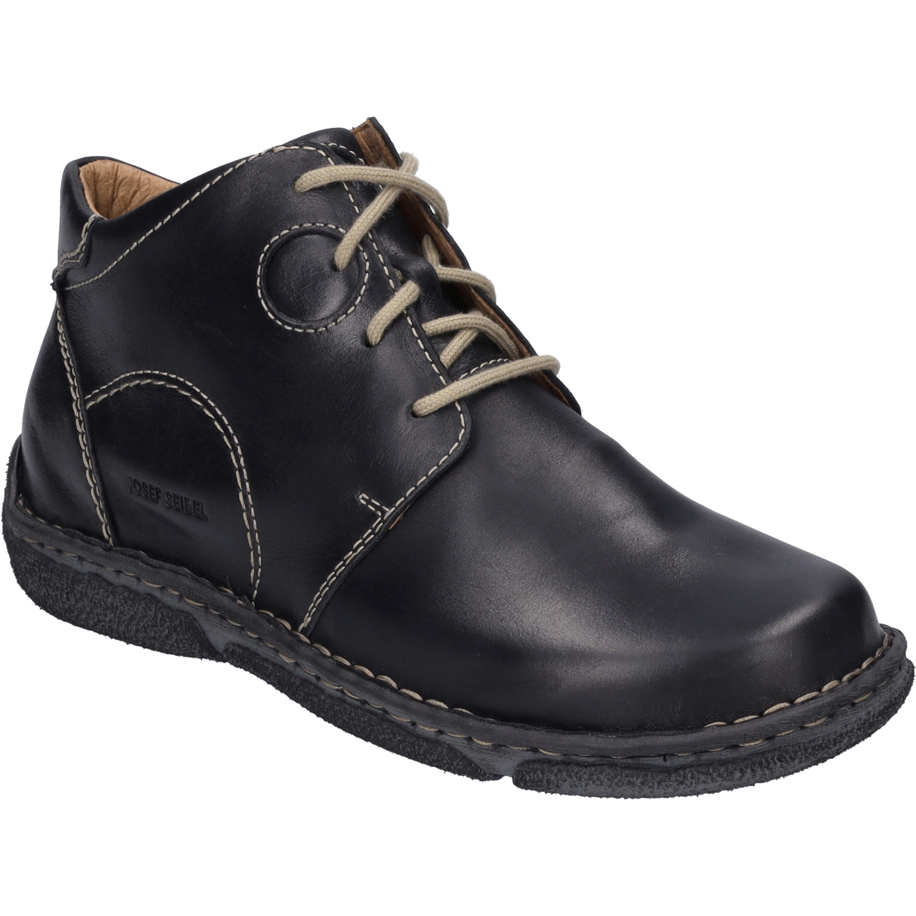 Stiefelette JOSEF SEIBEL "Neele 46, schwarz", Damen, Gr. 38, schwarz, Obermaterial: 100% Rindsleder Leather cow., Schuhe Stiefelette