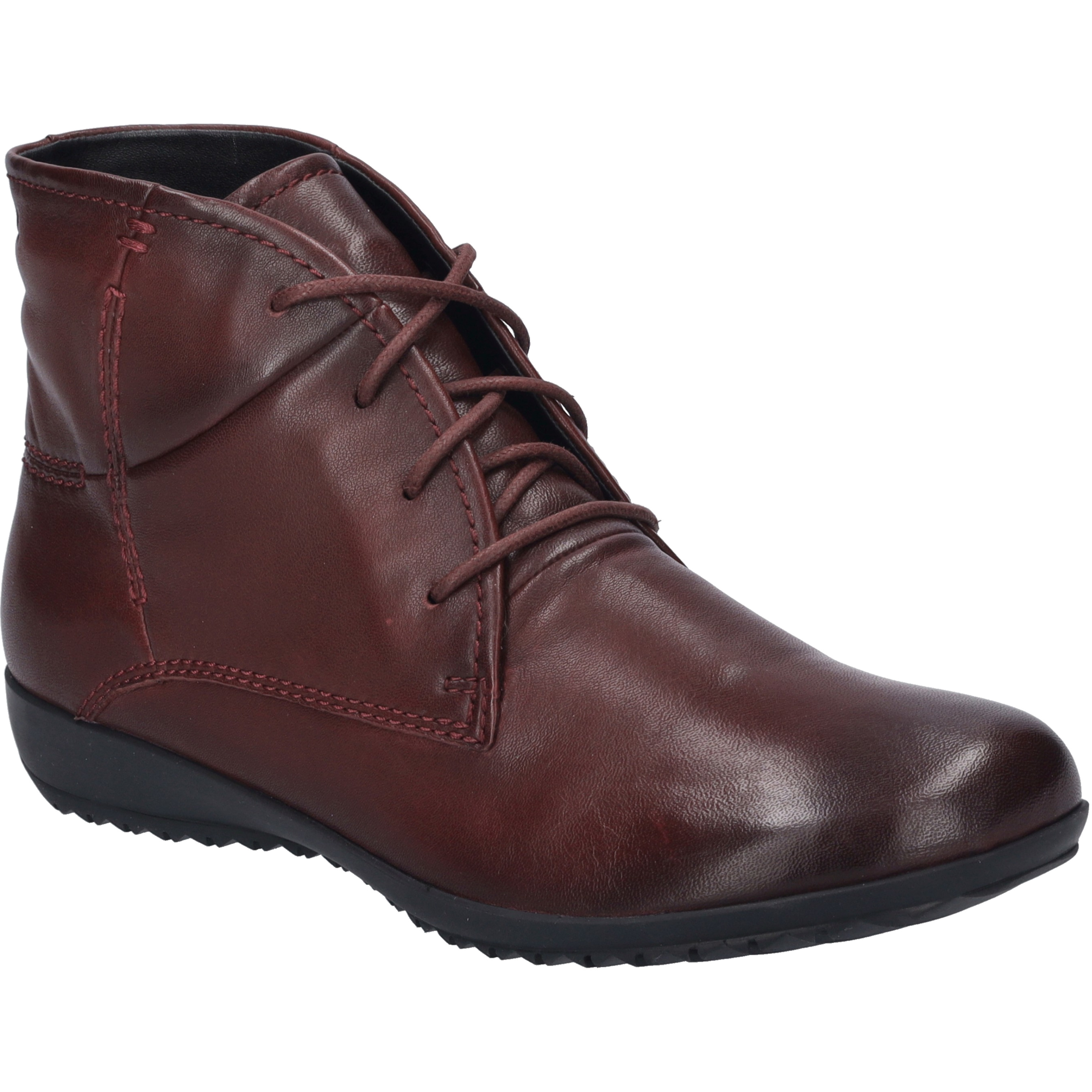 Stiefelette JOSEF SEIBEL "Naly 09, bordo", Damen, Gr. 45, rot (bordo), Obermaterial: 100% Rindsleder Leather cow., Schuhe Stiefelette