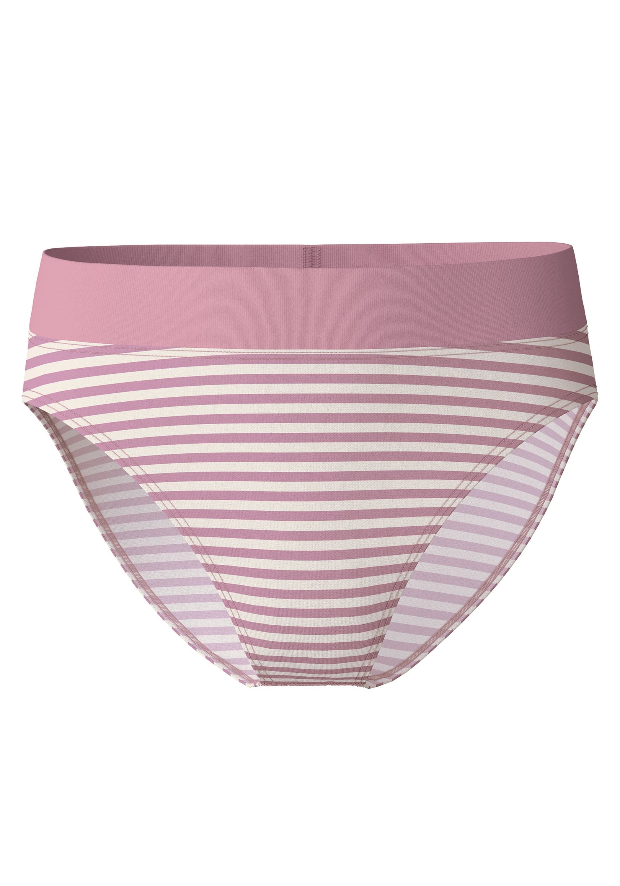Slip CALIDA "Slip Elastic High Waist 1er Pack", Damen, Gr. 36-38, bunt (rosa), Obermaterial: 94% Baumwolle CO. 6% Elasthan EL., Unterhosen Slip