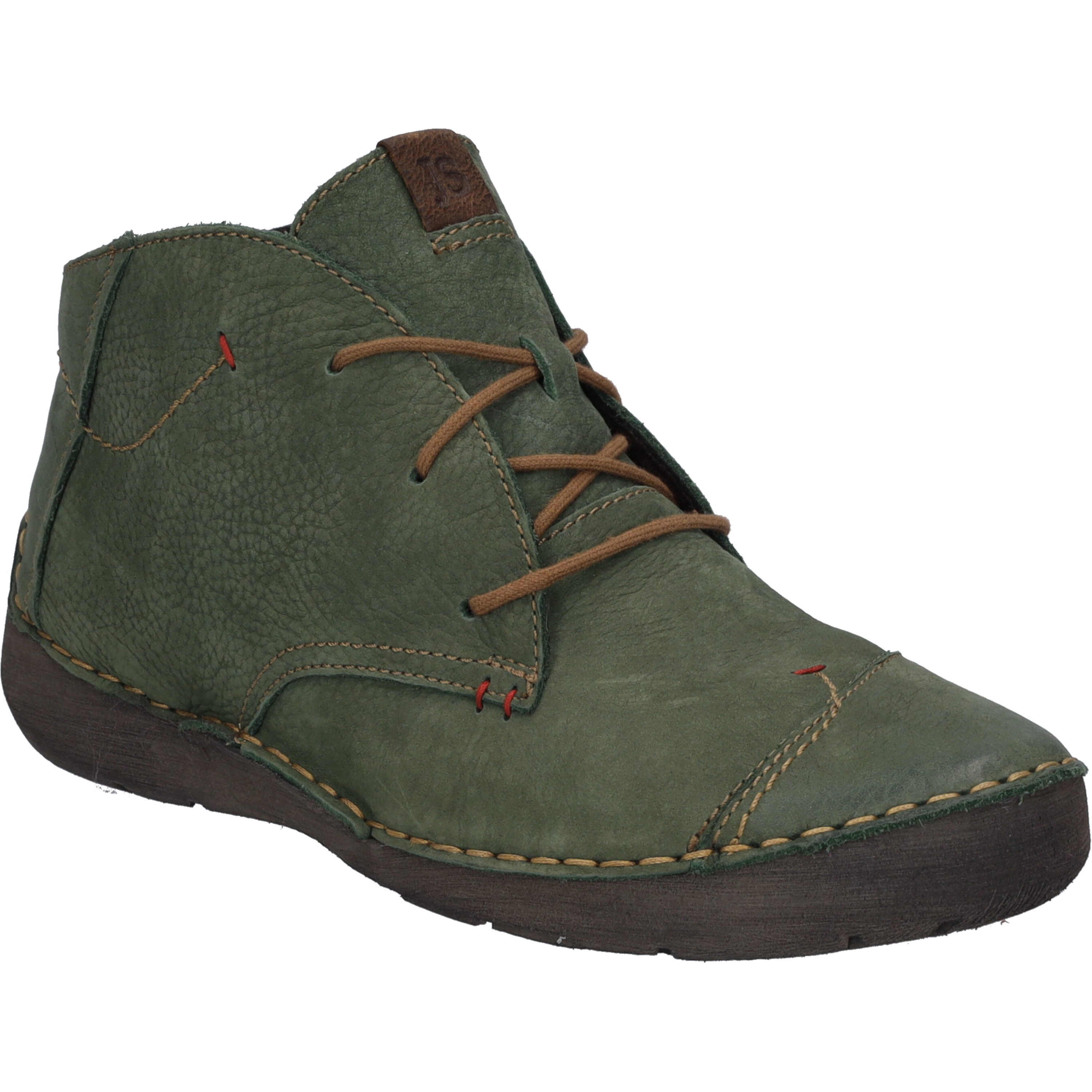 Stiefelette JOSEF SEIBEL "Fergey 18, grün", Damen, Gr. 39, grün, Obermaterial: 100% Rindsleder Leather cow., Schuhe Stiefelette