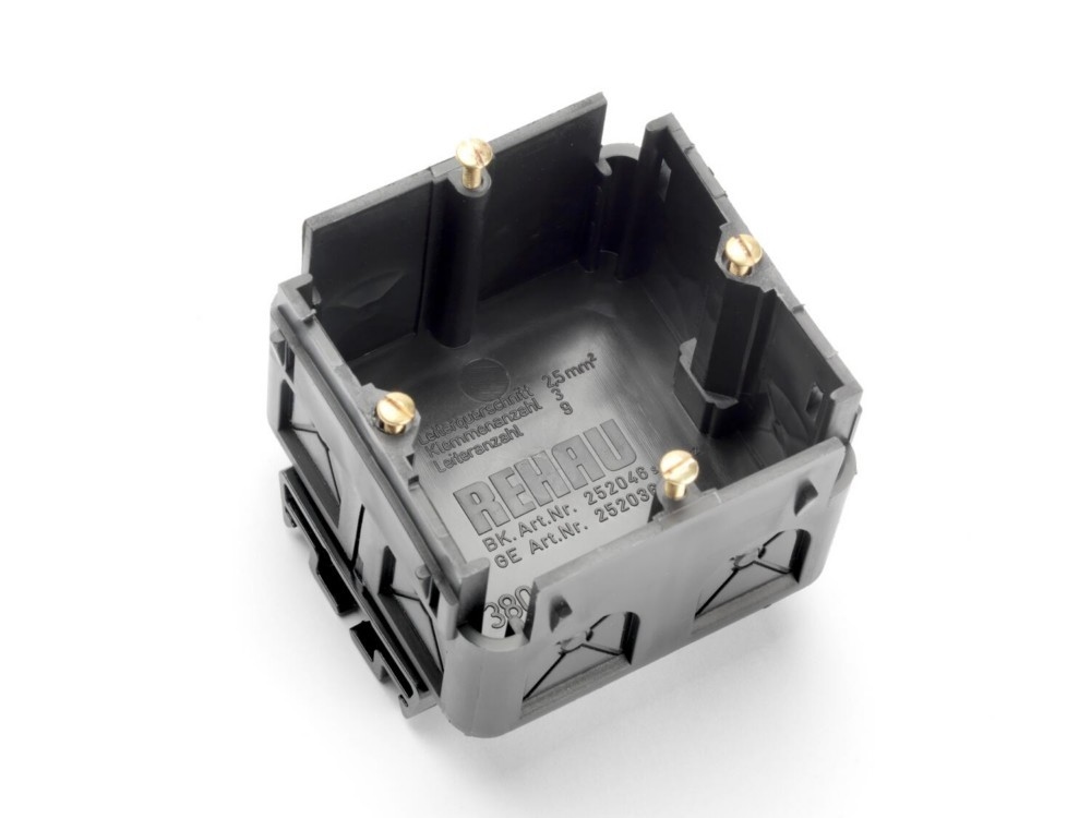 Rehau BK Geräteeinbaudose BK GD SW 6133581 Image