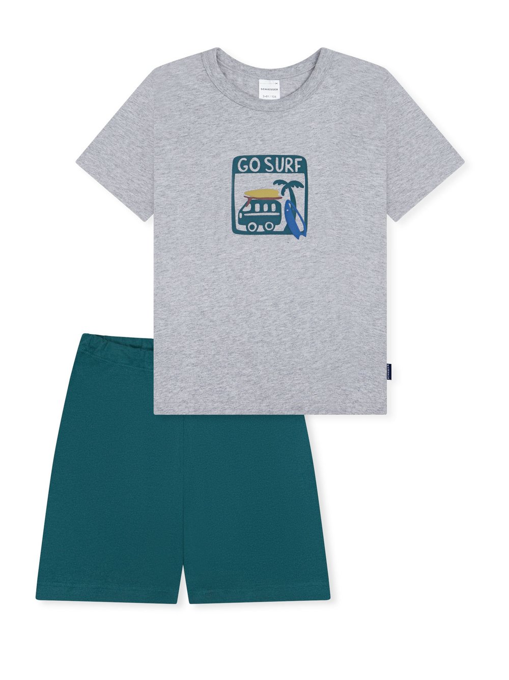 Schiesser Pyjama Jungen grau, 116 Image