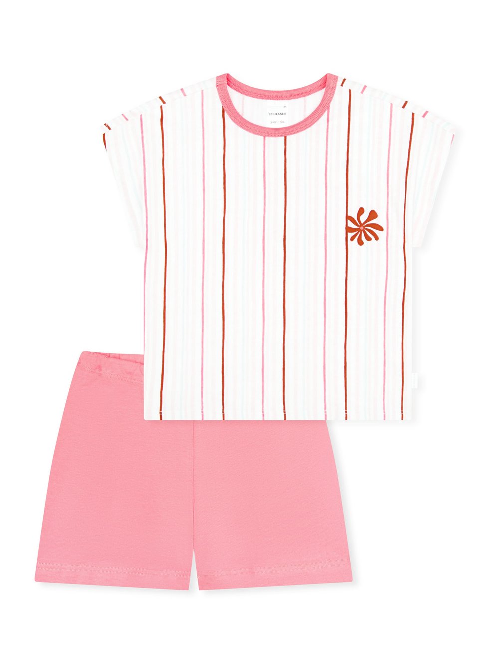 Schiesser Pyjama Mädchen pink, 128 Image