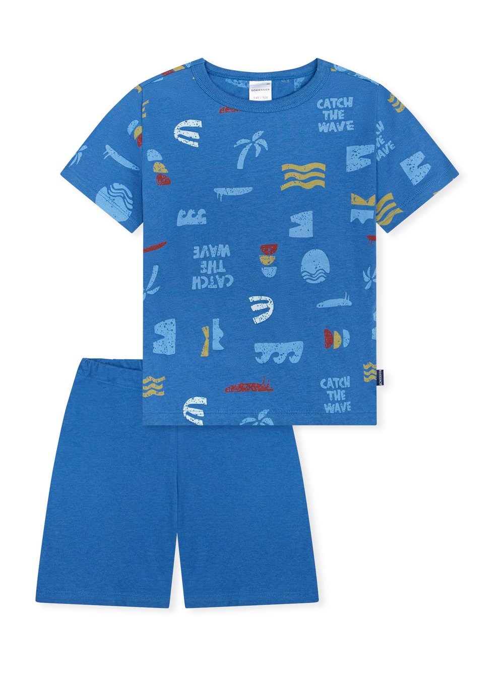 Schiesser Pyjama Jungen blau, 140 Image